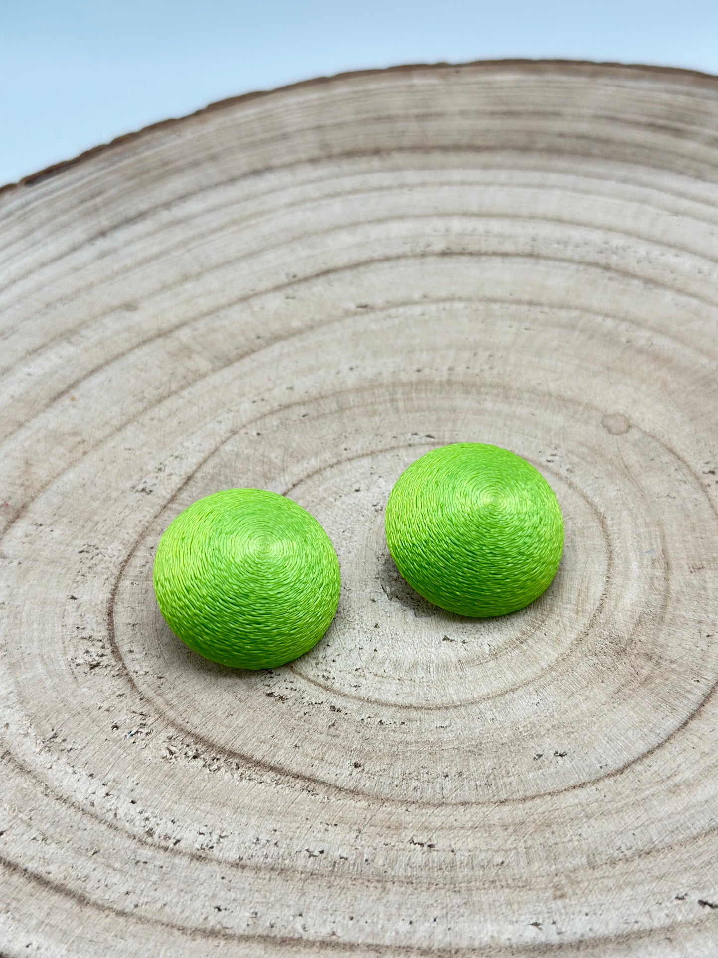 Boucles d’oreilles satin - Francine BRAMLI