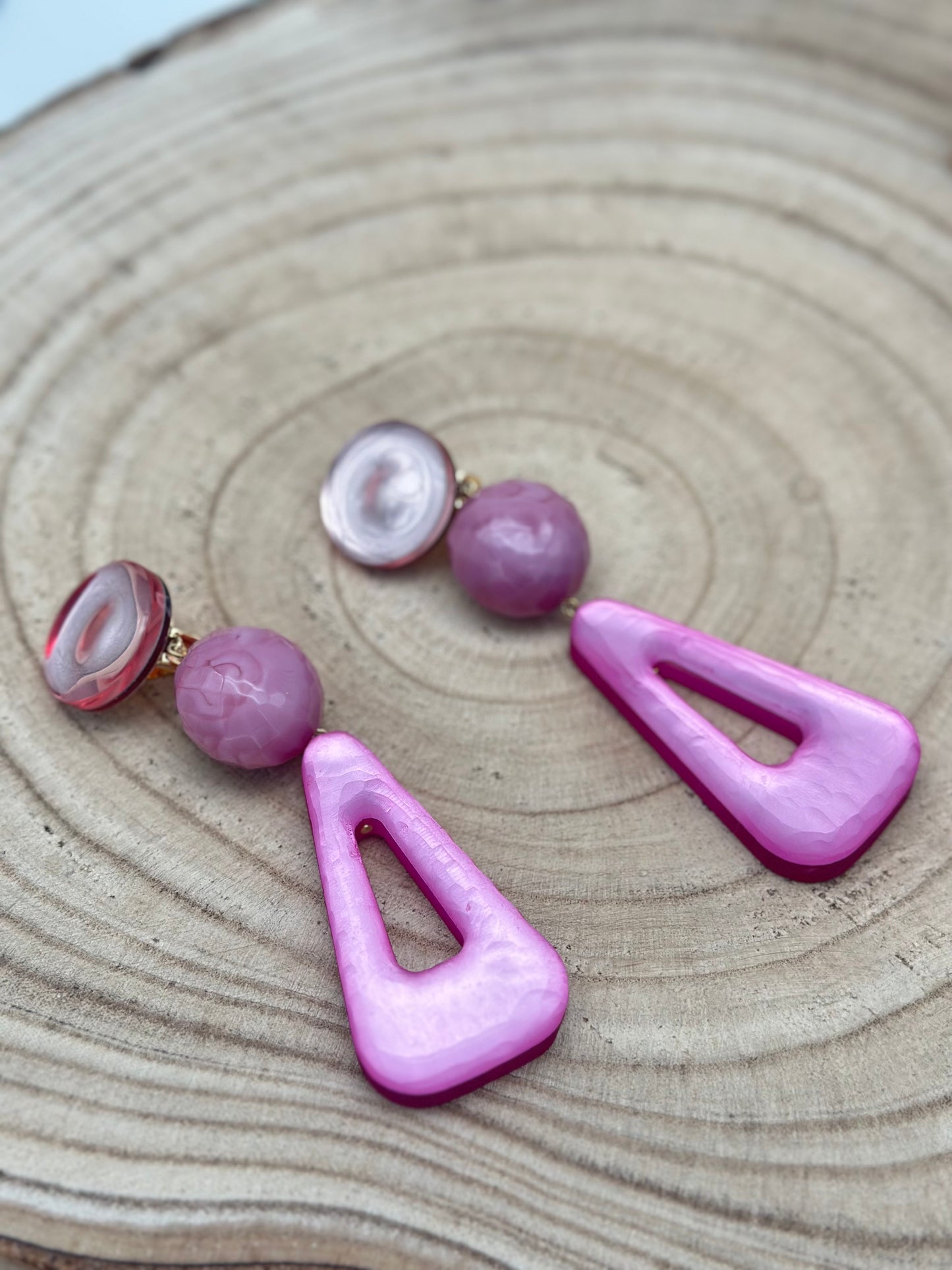 Boucles d’oreilles GIVRÉES - Francine BRAMLI