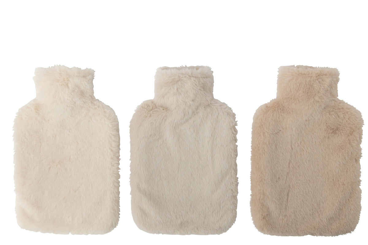 Bouillotte blanc/beige