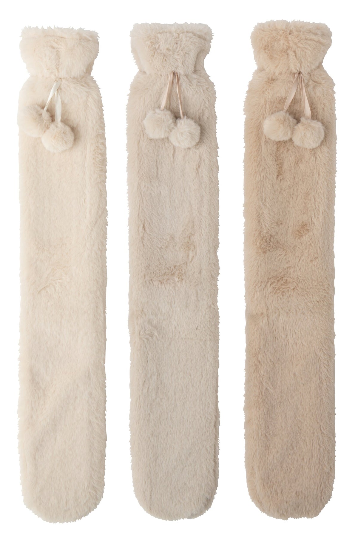 Bouillotte longue blanc/beige