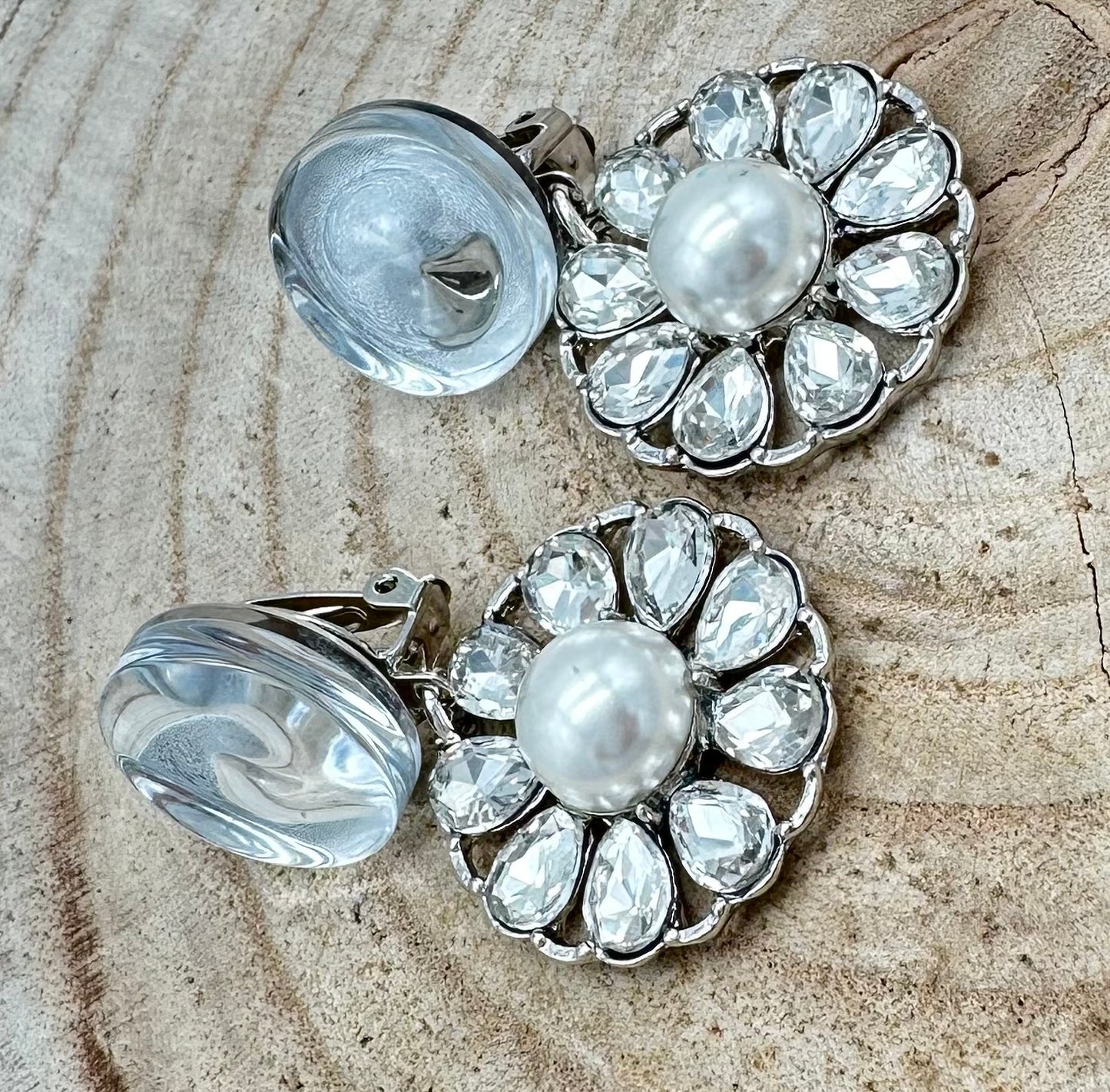 BO fleur en cristal- Francine BRAMLI