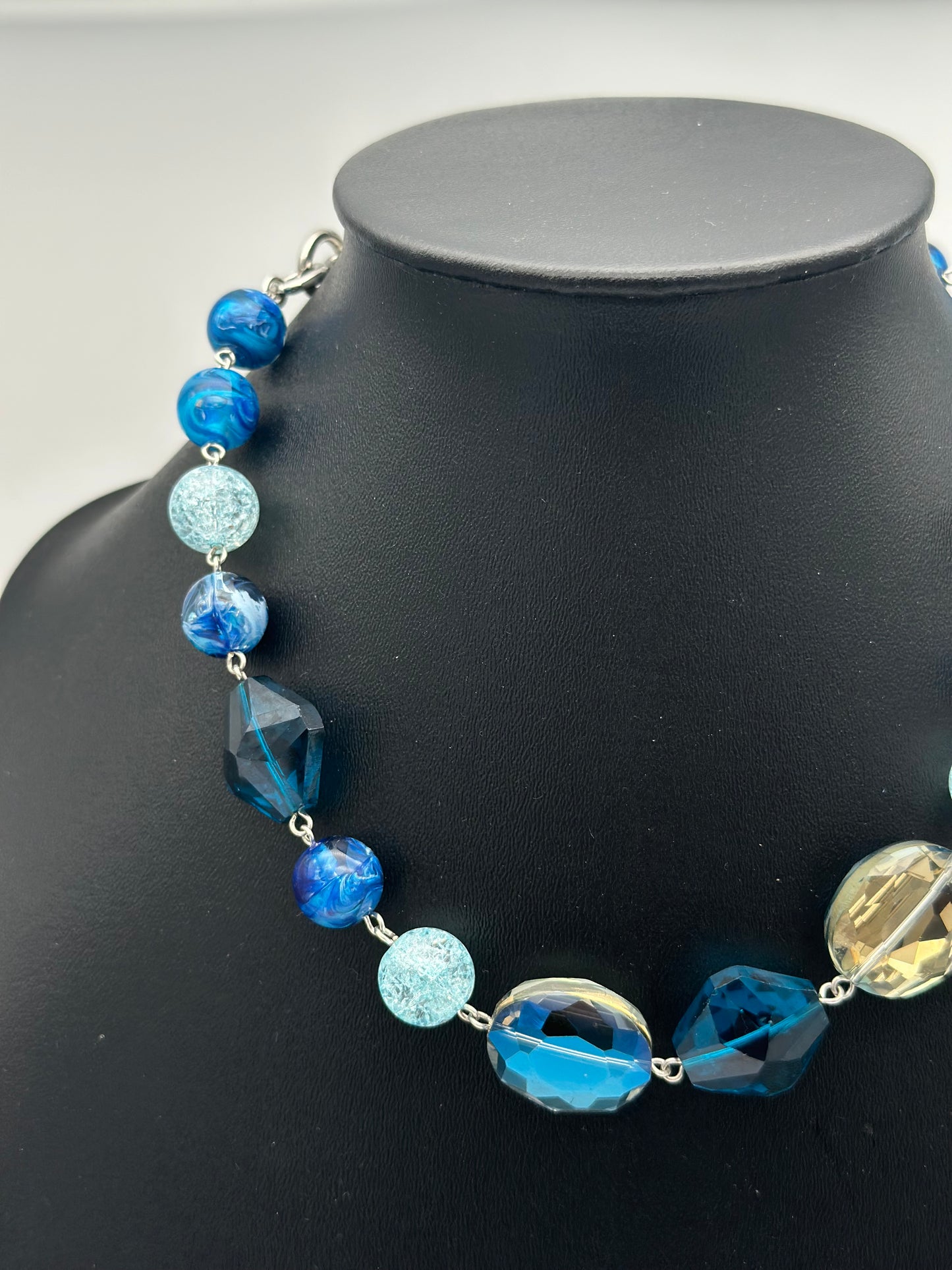 Collier bleu - Francine BRAMLI