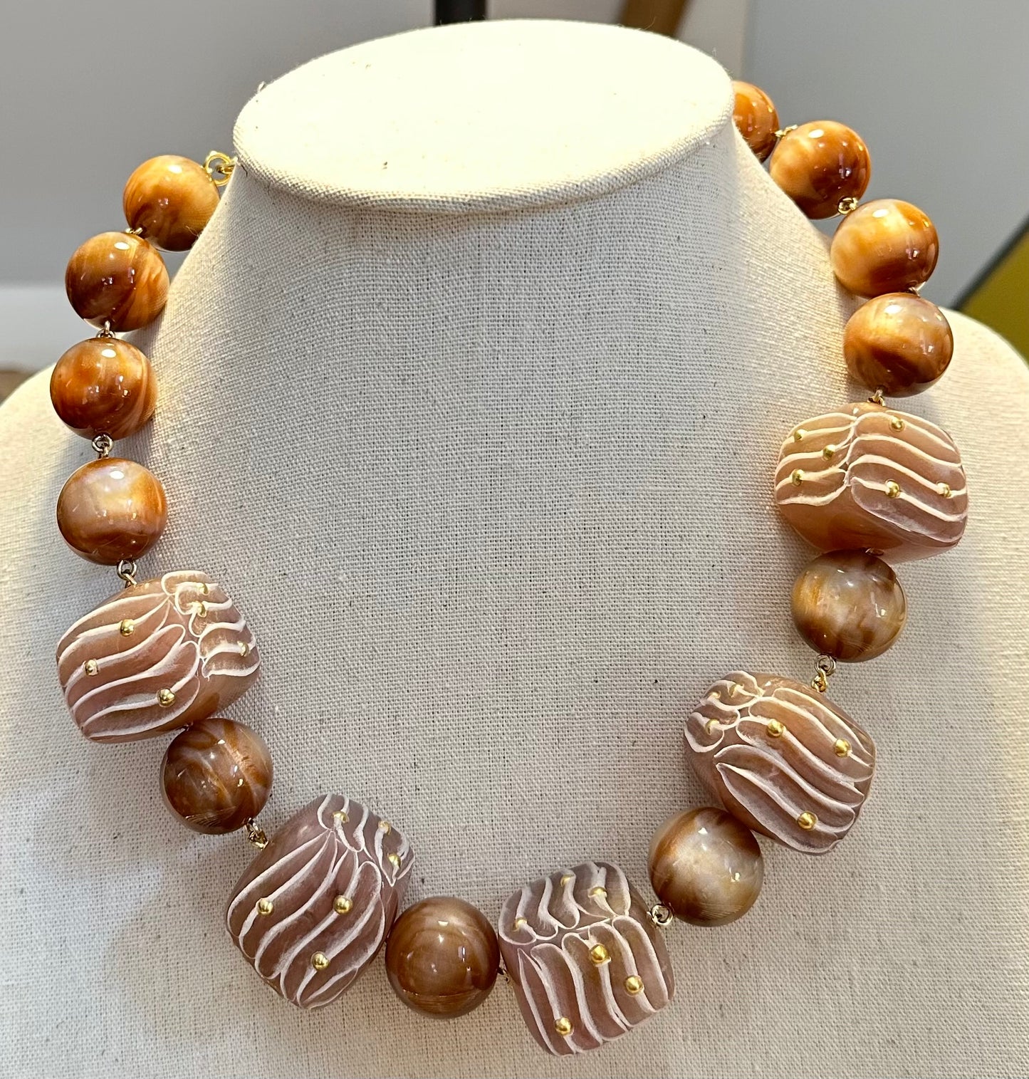 COLLIER PERLES - Francine BRAMLI