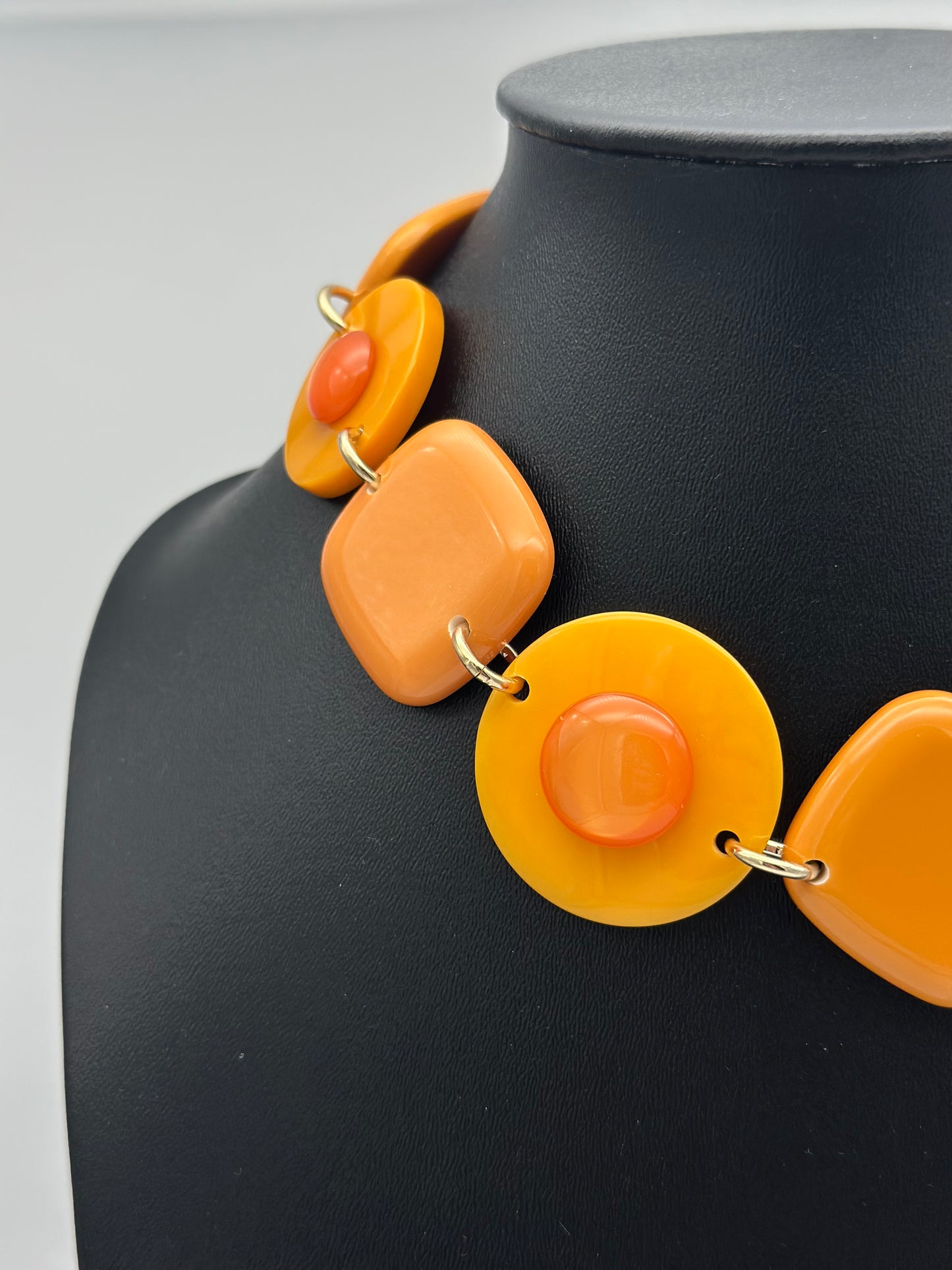 Collier orange - Francine BRAMLI