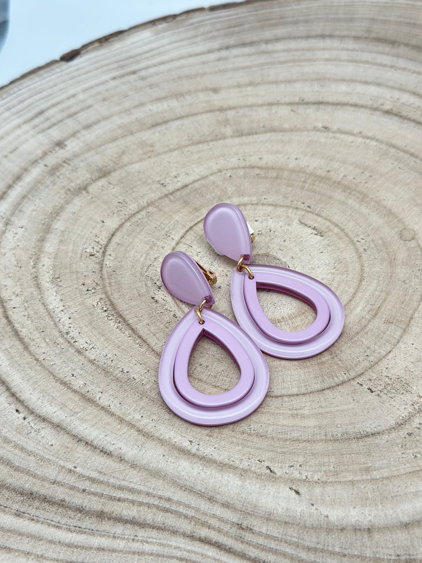 Boucles d’oreilles gouttes - Francine BRAMLI