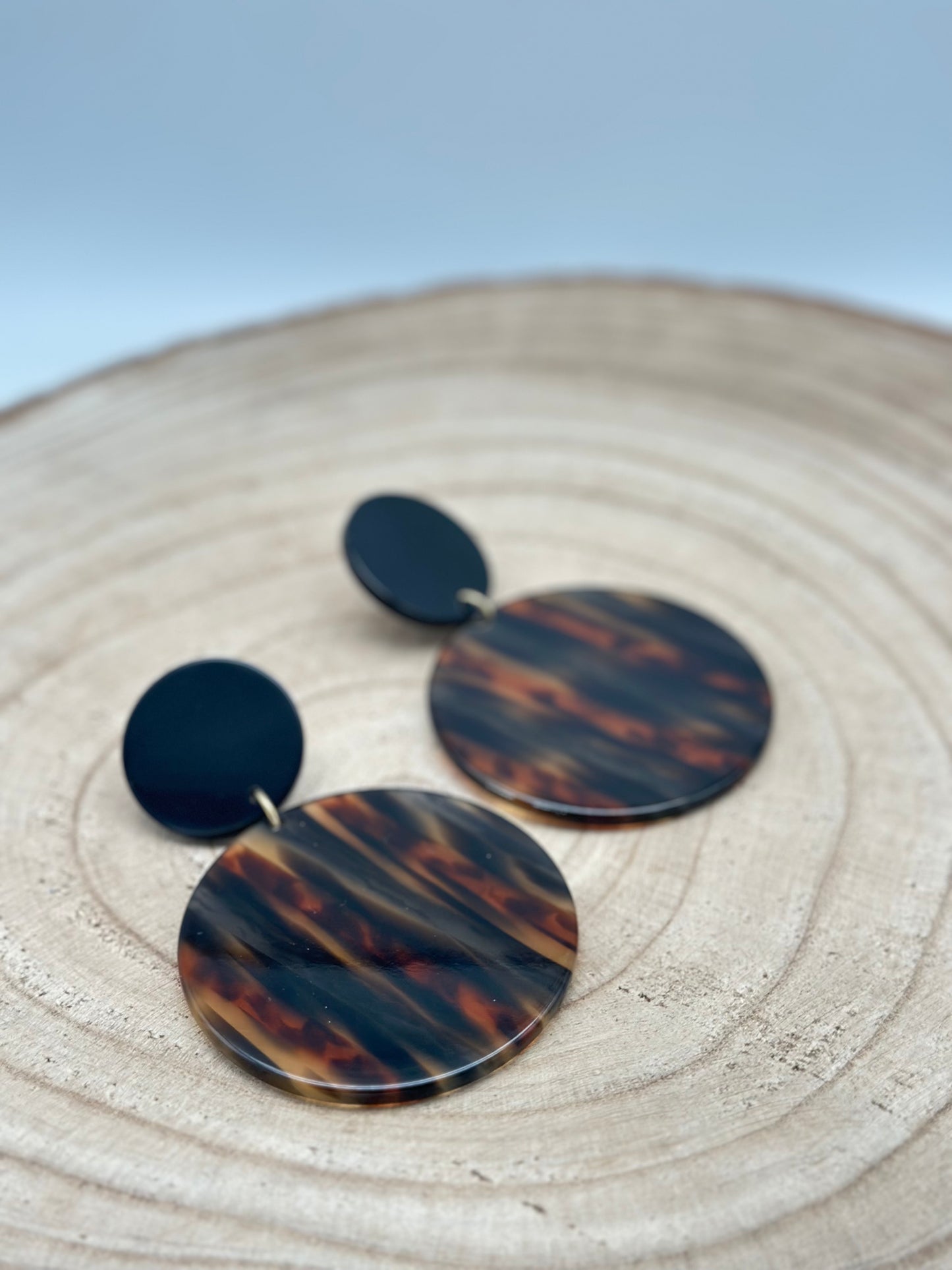 Boucles d’oreilles PLAQUES - Francine BRAMLI