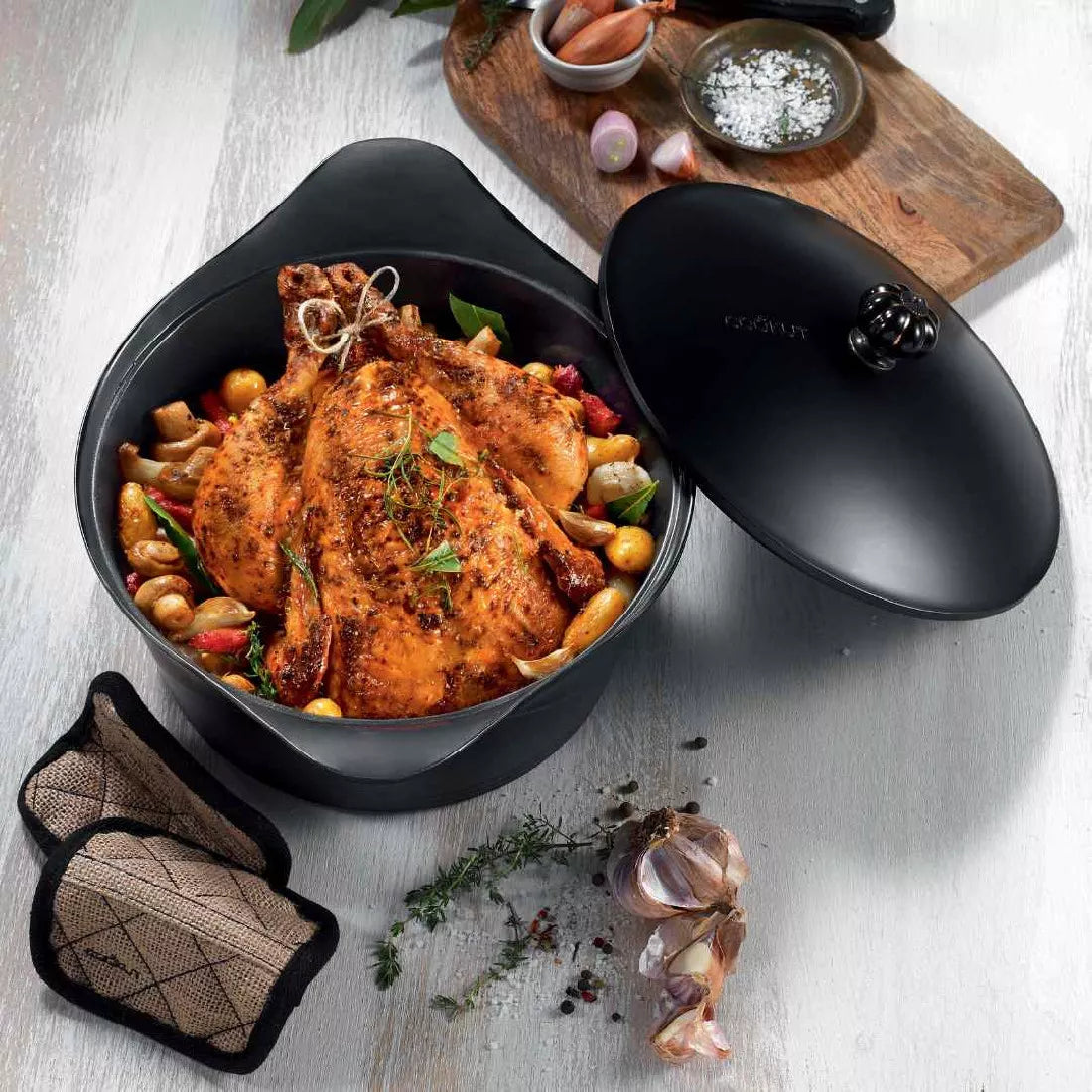 POIGNEE DE L'INCROYABLE cocotte - CERAMIQUE