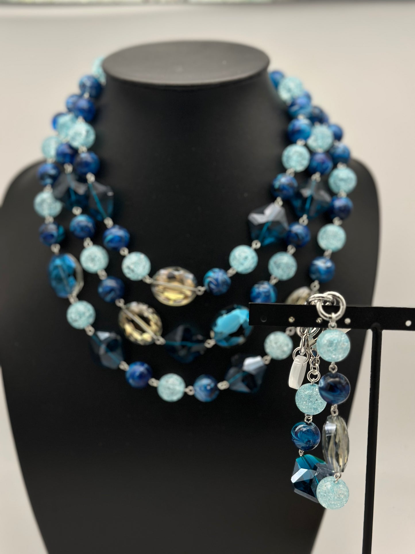 Bracelet bleu - Francine BRAMLI