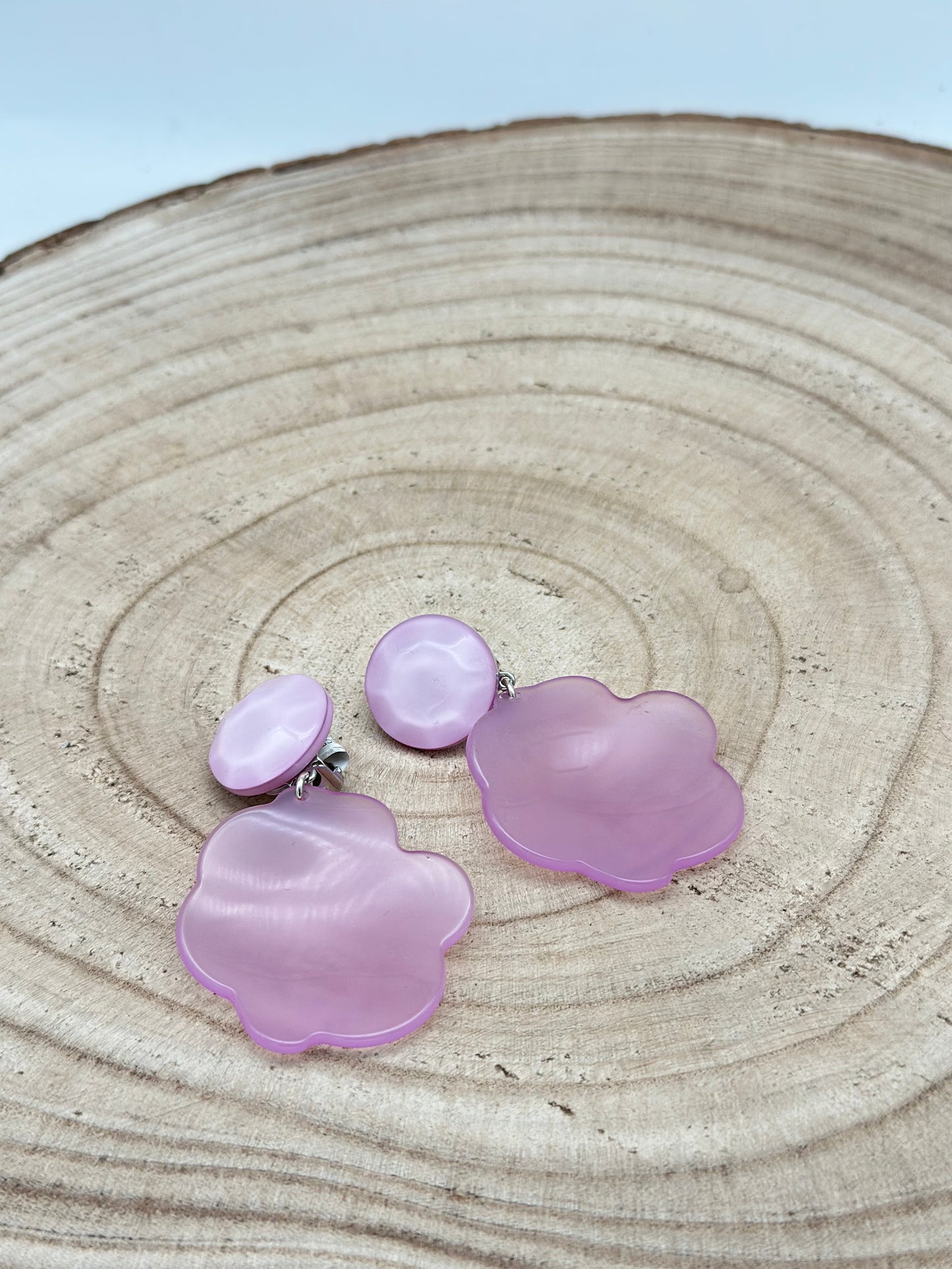Boucles d’oreilles fleur - Francine BRAMLI