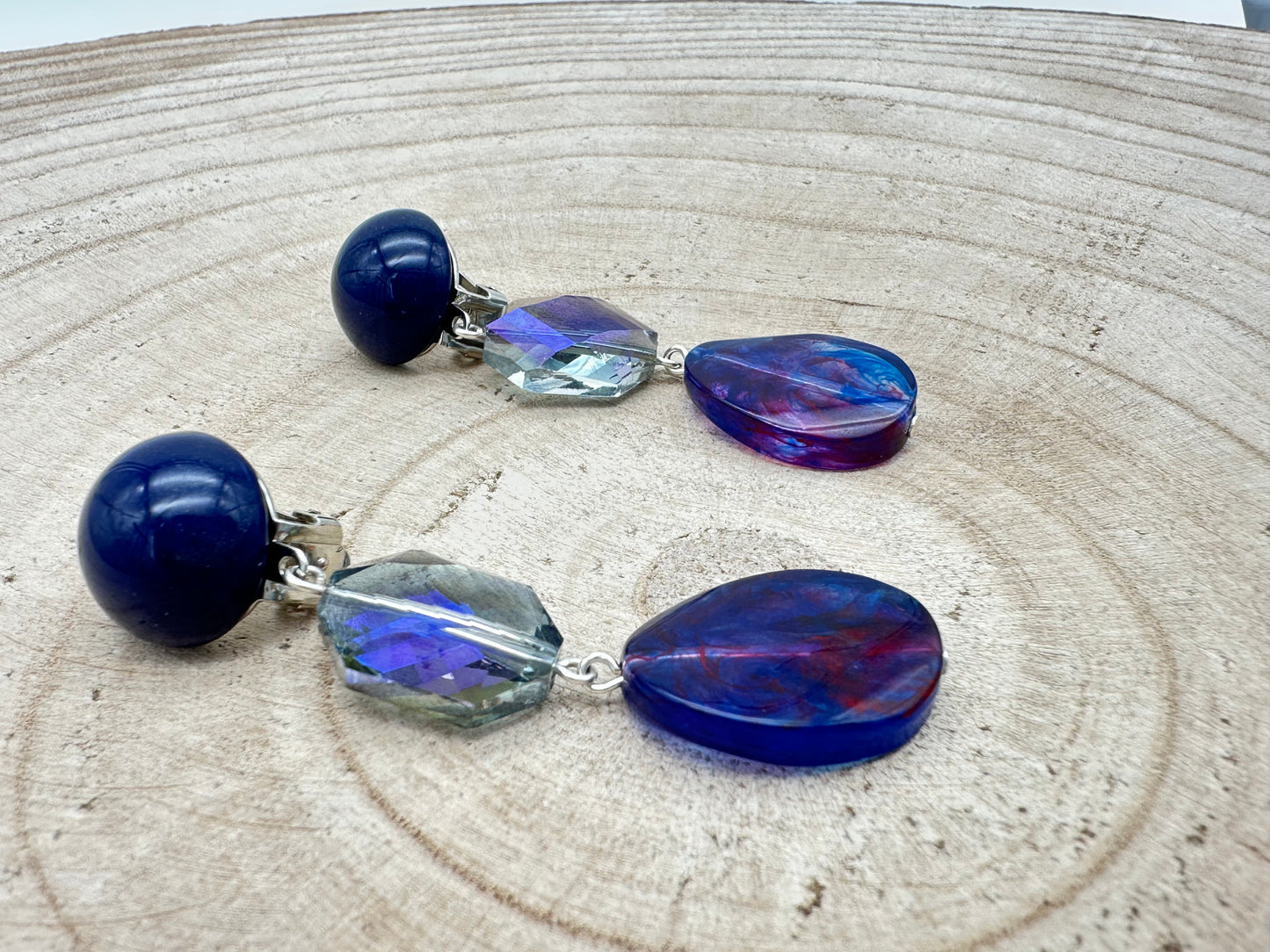 BOUCLES D’OREILLES ÉLÉMENTS SCINTILLANTS - Francine BRAMLI