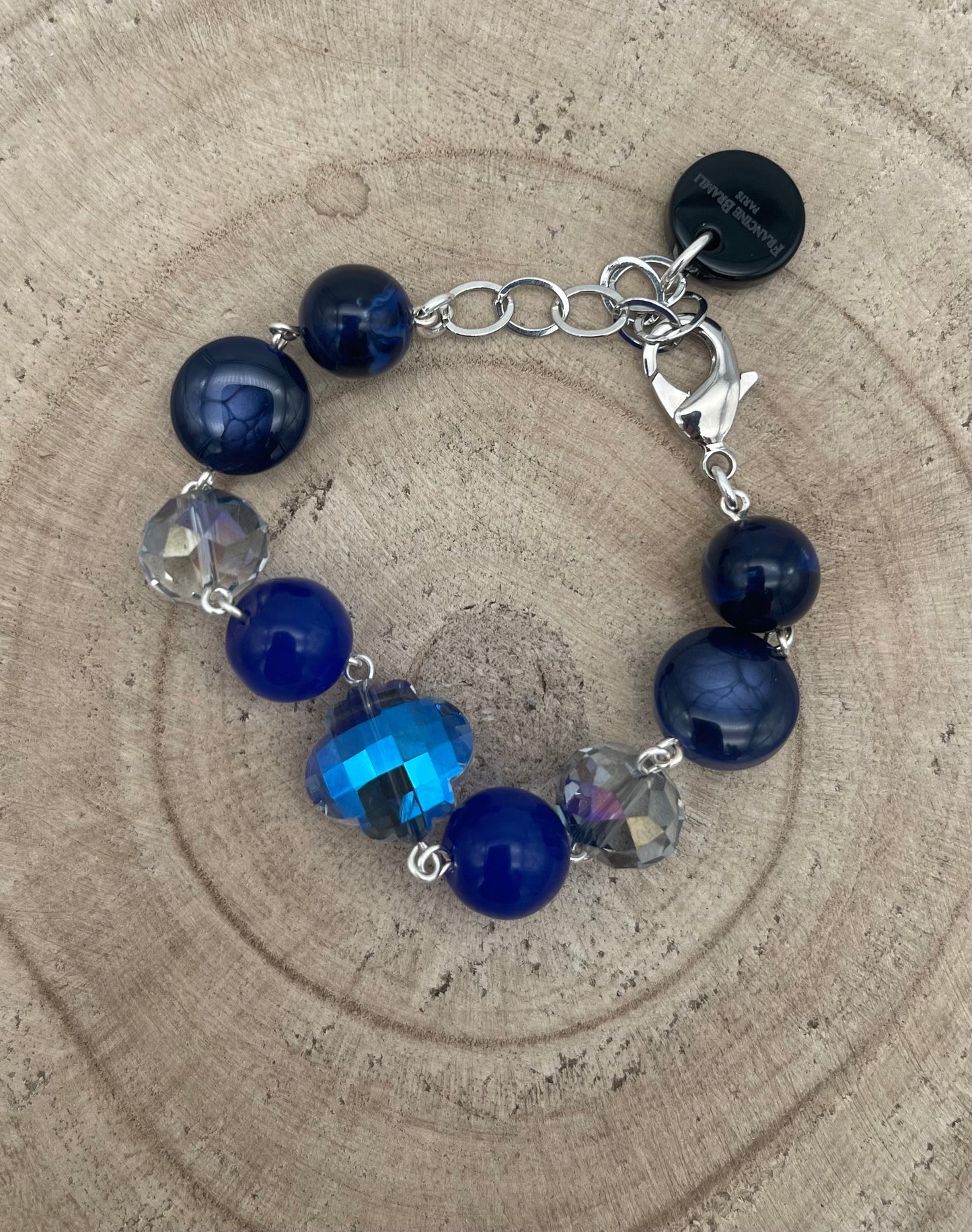 BRACELET ÉLÉMENTS SCINTILLANTS - Francine BRAMLI