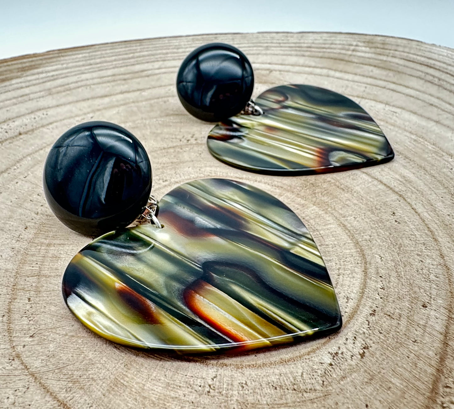 BOUCLES D'OREILLES COEURS - Francine BRAMLI