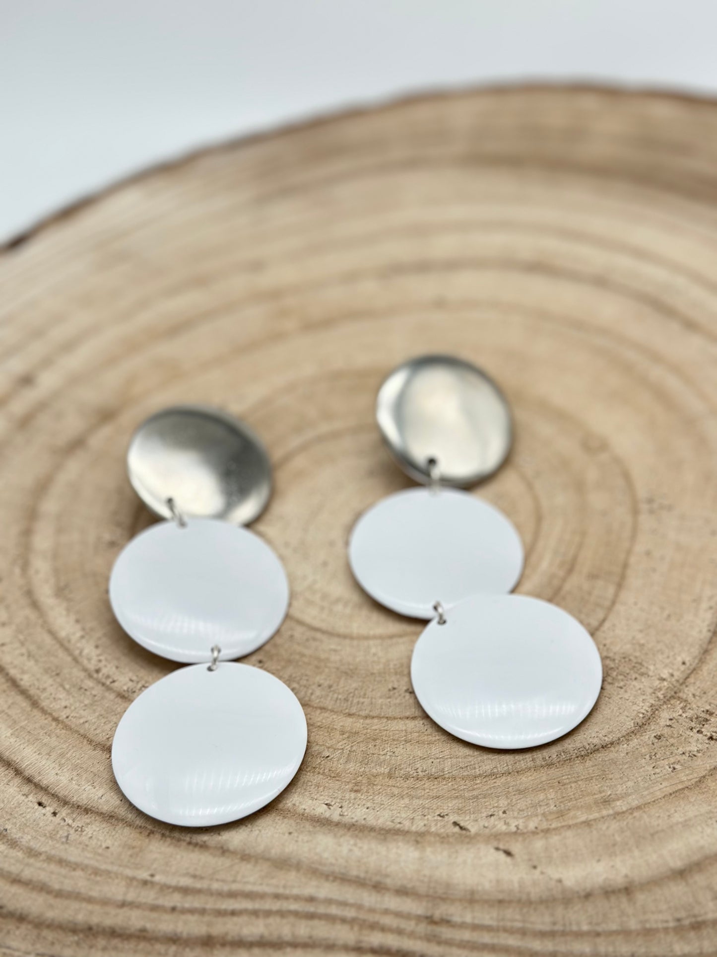 Boucles d’oreilles PLAQUES - Francine BRAMLI