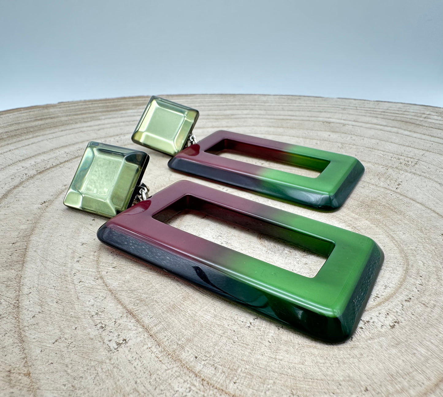 BOUCLES D’OREILLES CARRÉES - Francine BRAMLI