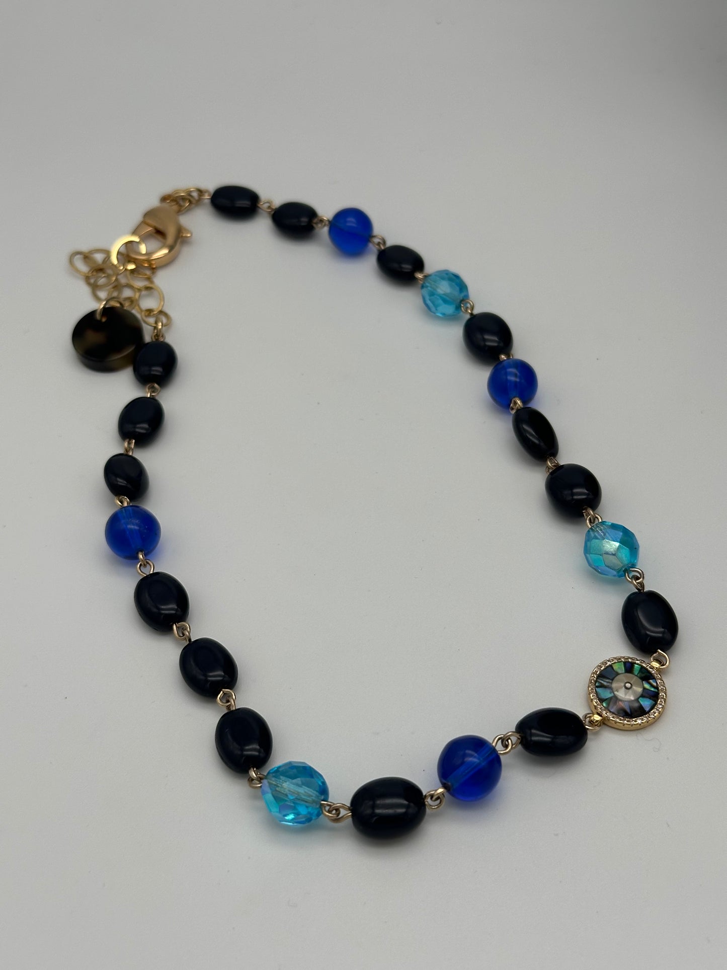 Collier Picasso bleu - Francine BRAMLI