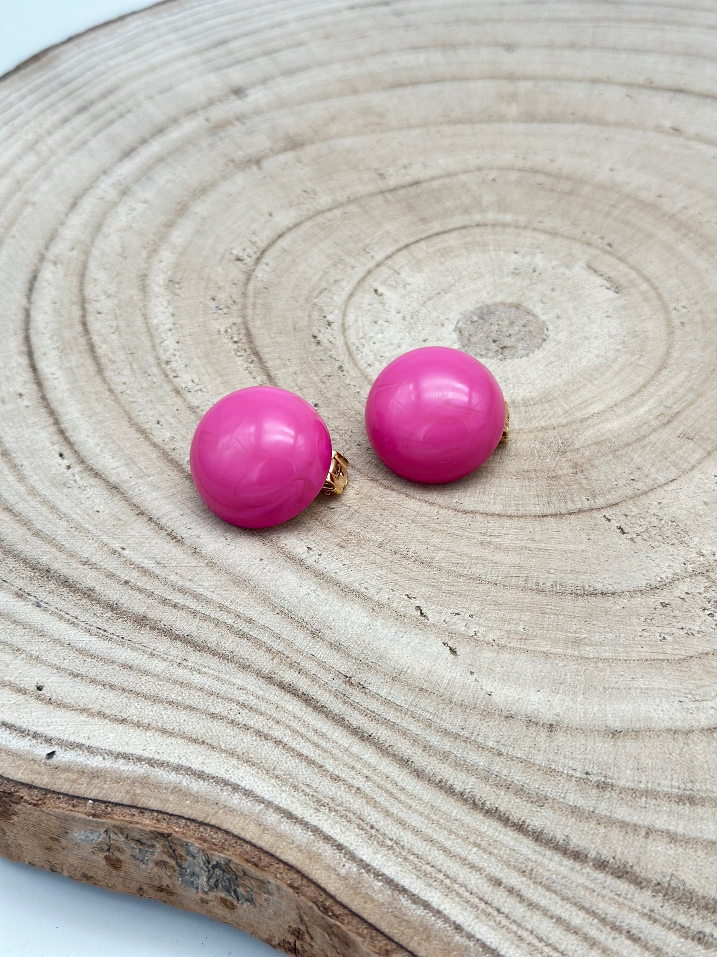 Boucles d’oreilles Cabochon - Francine BRAMLI