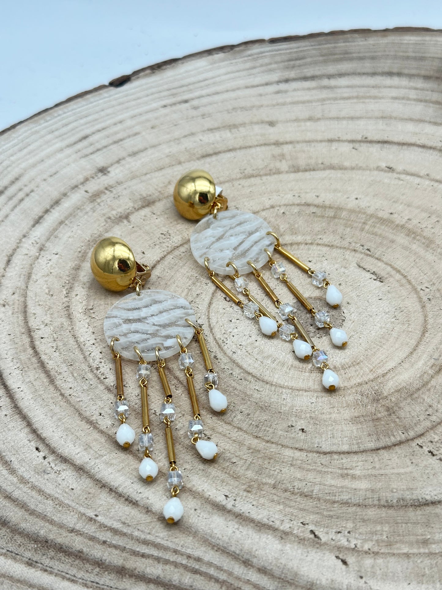 Boucles d’oreilles Pampilles - Francine BRAMLI