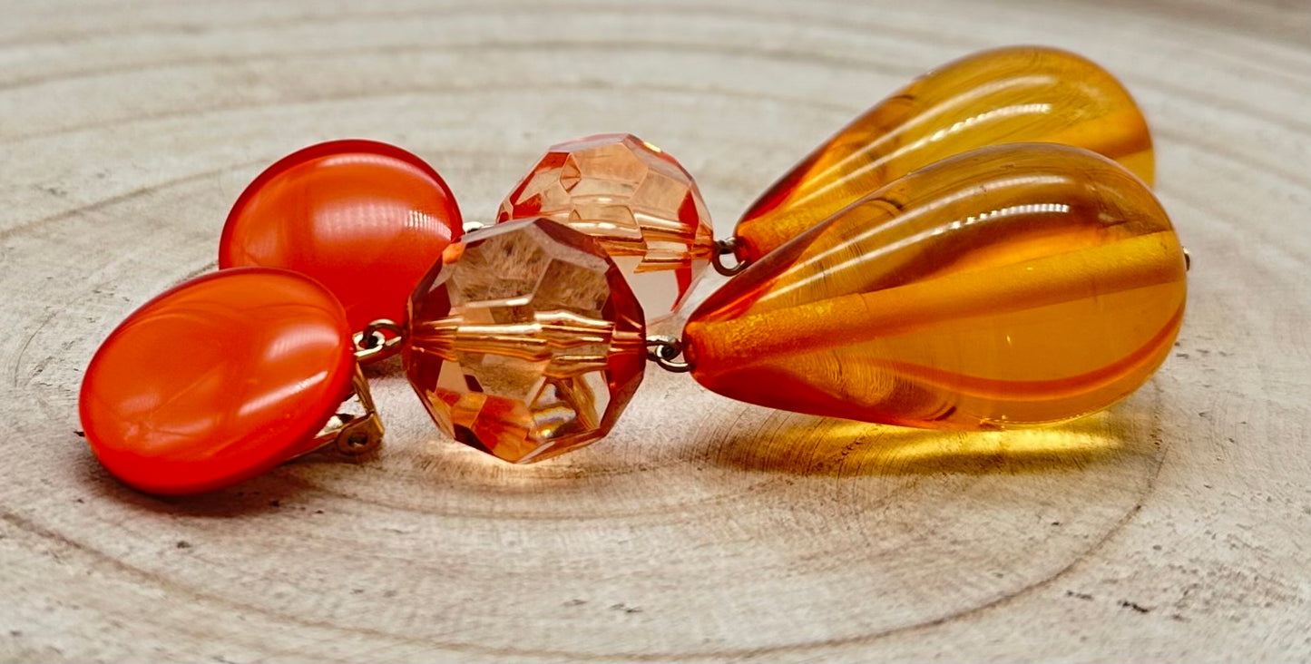 BOUCLES D'OREILLES ÉLÉMENTS SCINTILLANTS - Francine BRAMLI