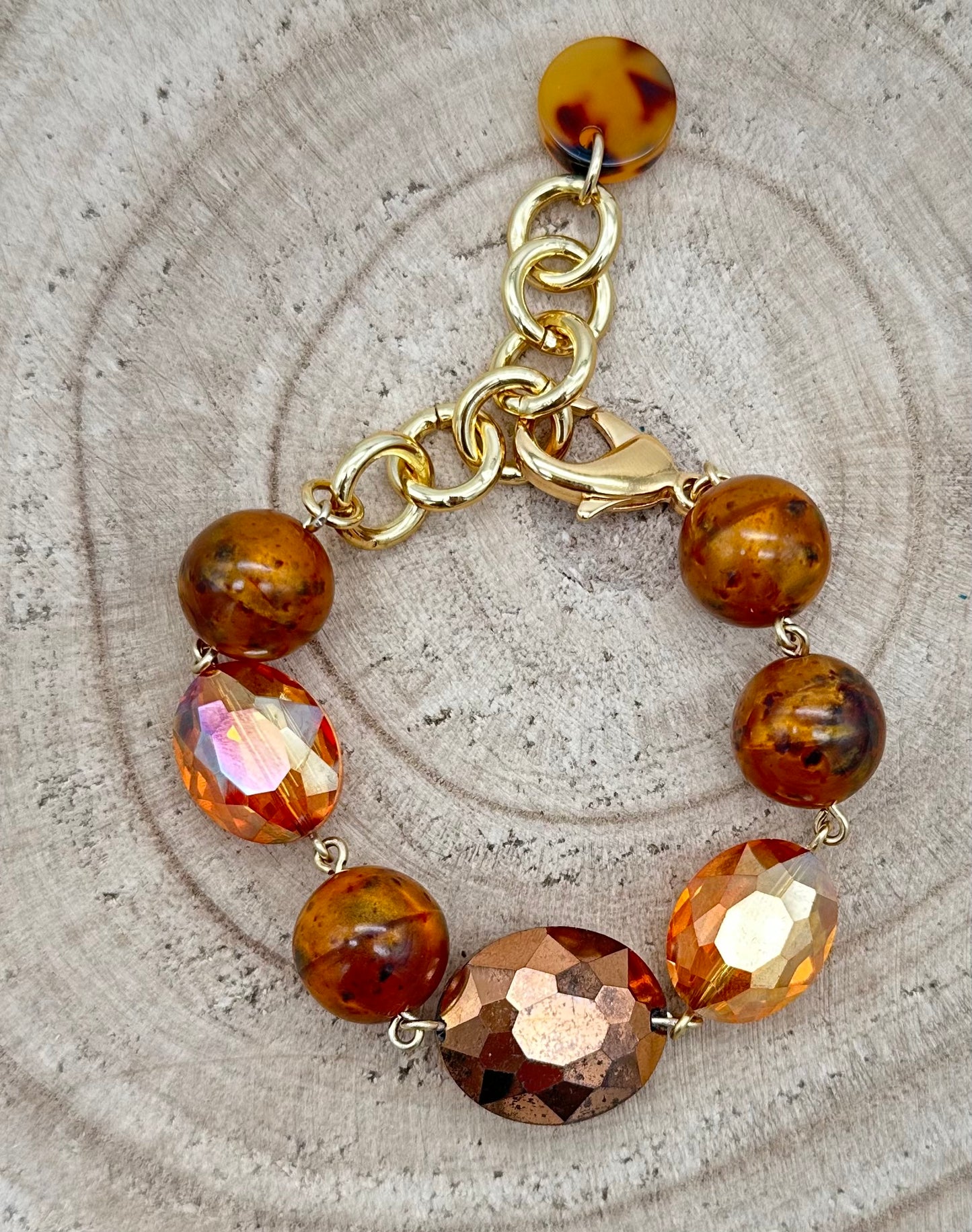 BRACELET ÉLÉMENTS SCINTILLANTS Francine BRAMLI