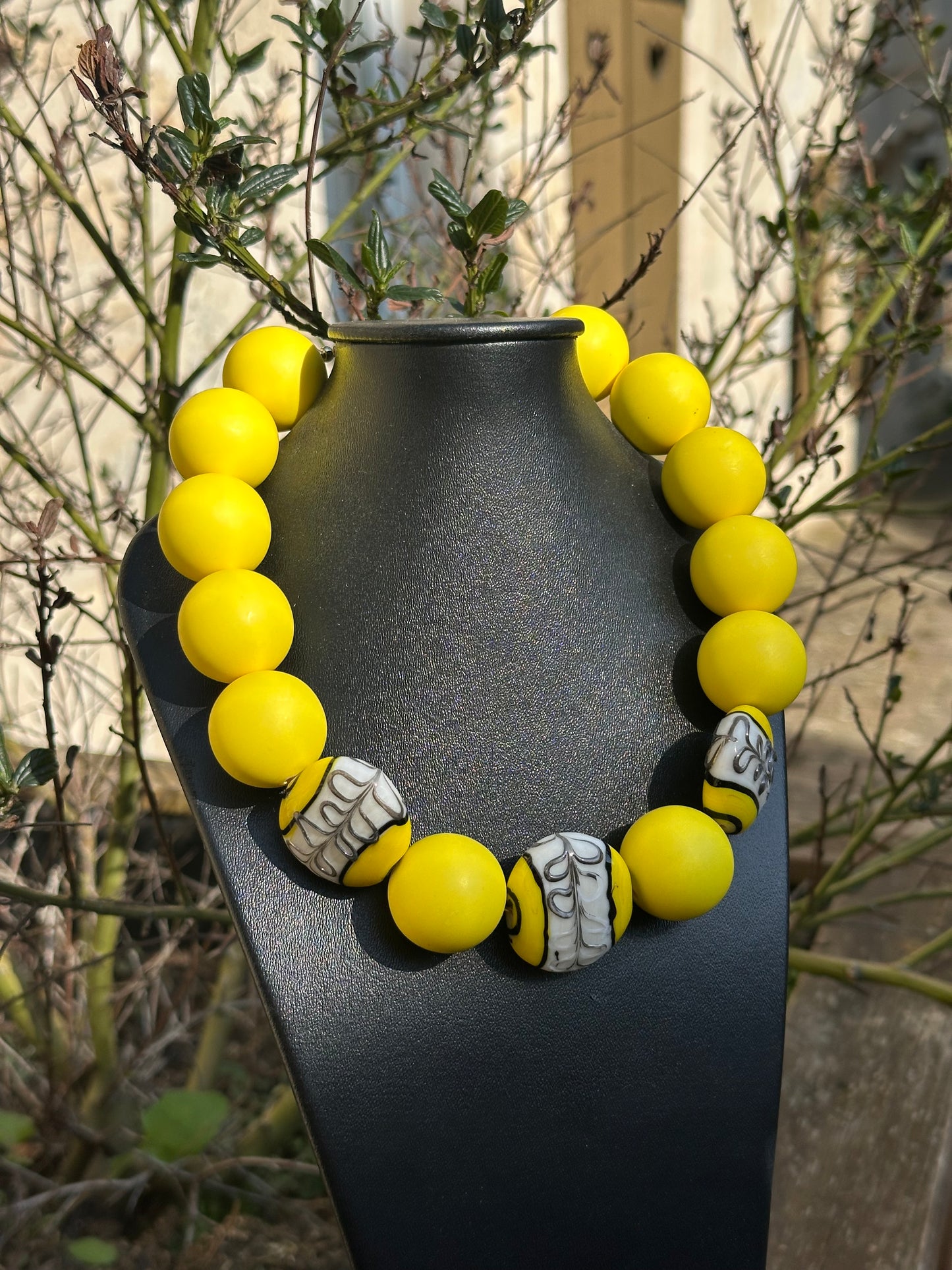 Collier perles fantaisie - Francine BRAMLI