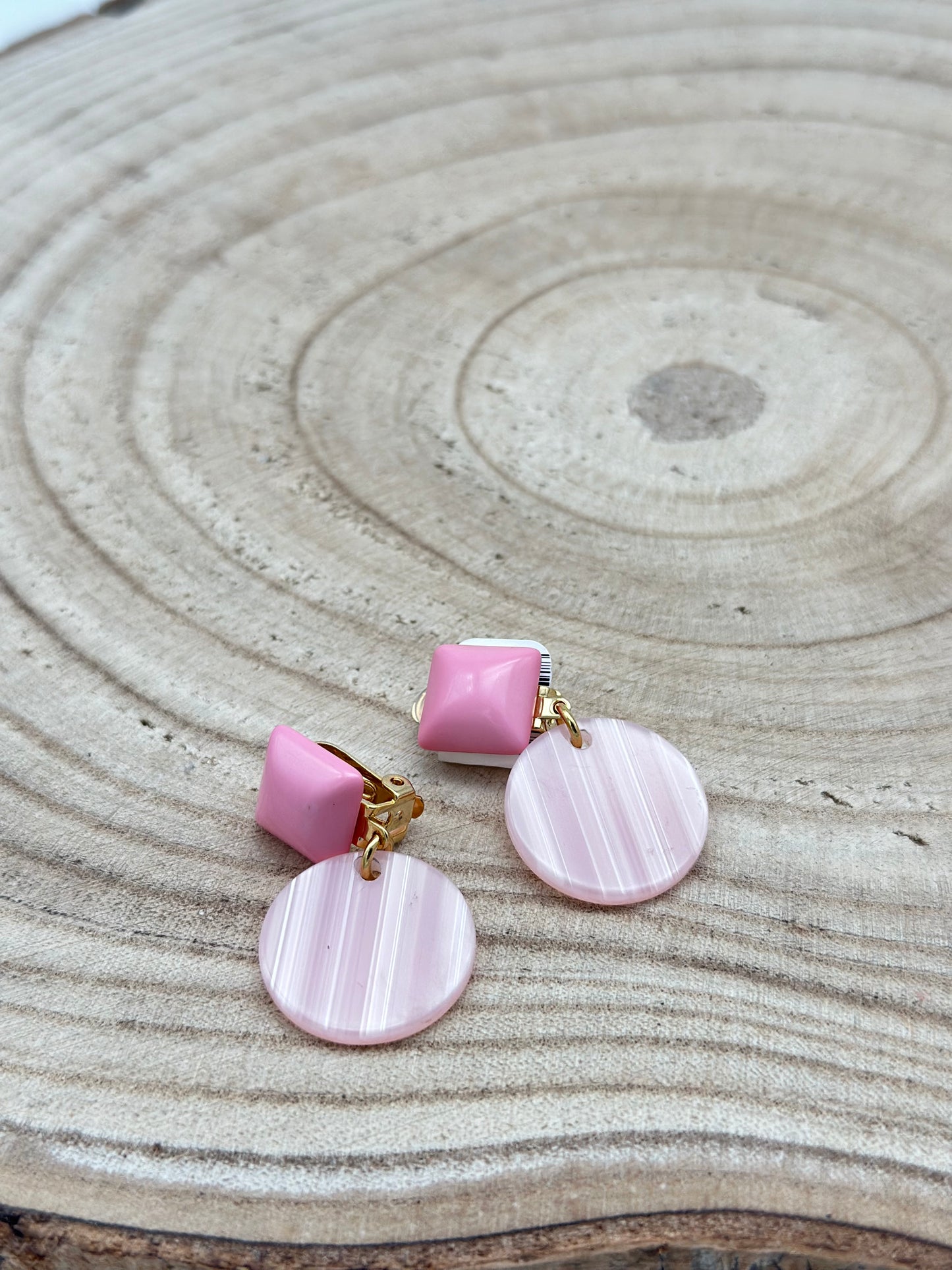 Boucles d’oreilles PLAQUES - Francine BRAMLI
