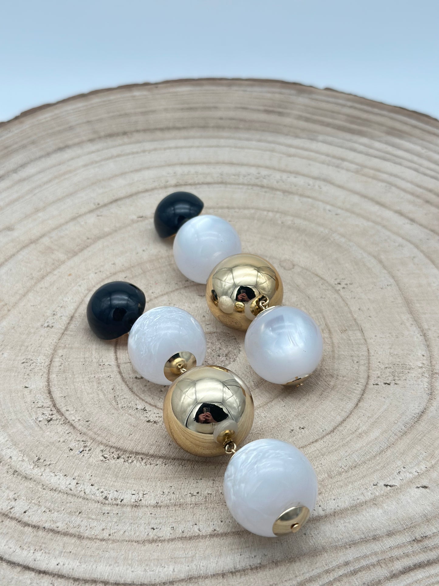 Boucles d’oreilles Perles fantaisie - Francine BRAMLI