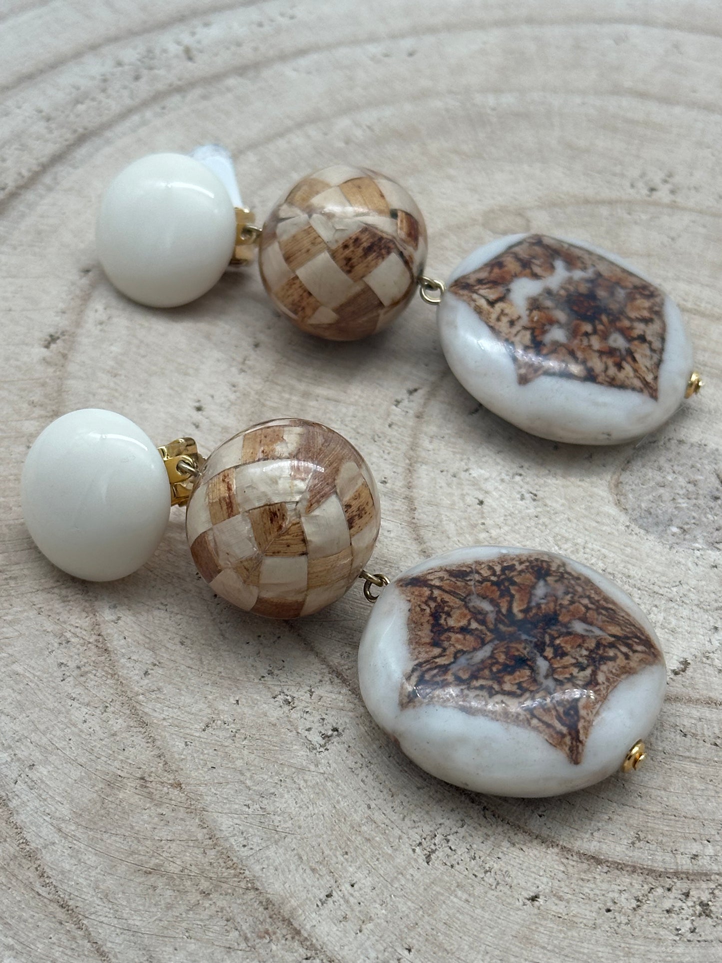BOUCLES D'OREILLES ARNICA - Francine BRAMLI