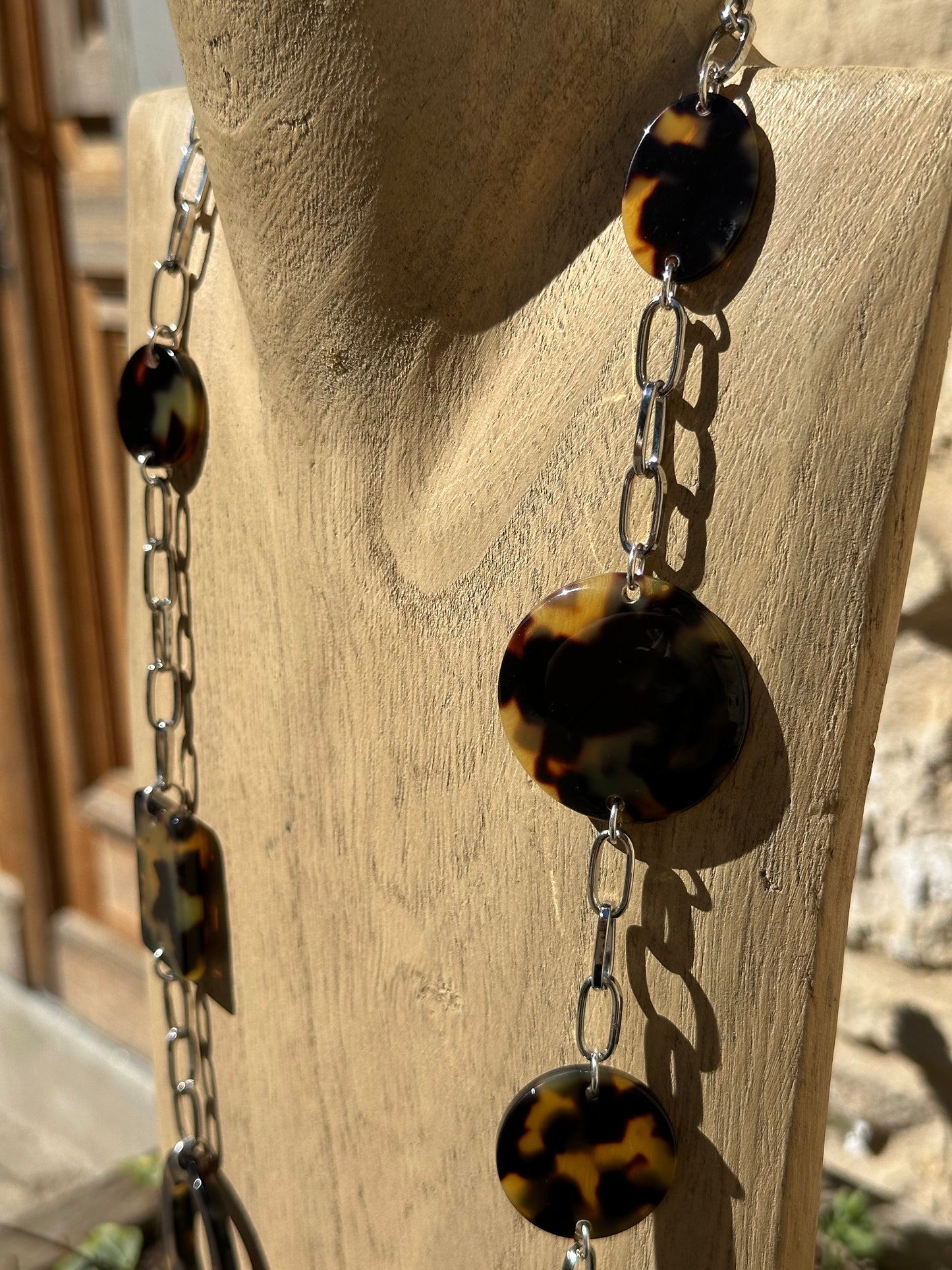 Sautoir écaille tokyo - Francine BRAMLI