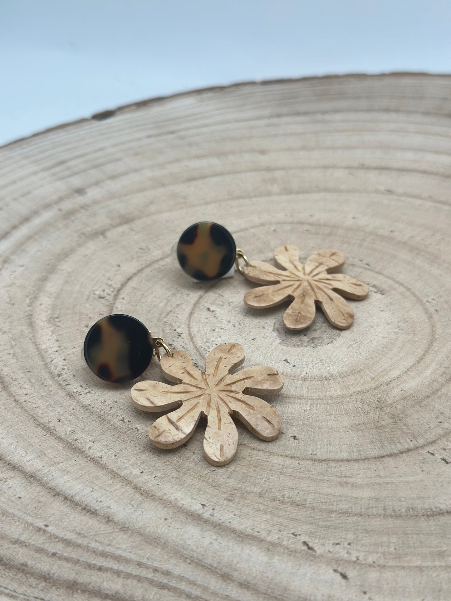 Boucles d’oreilles FLEUR - Francine BRAMLI