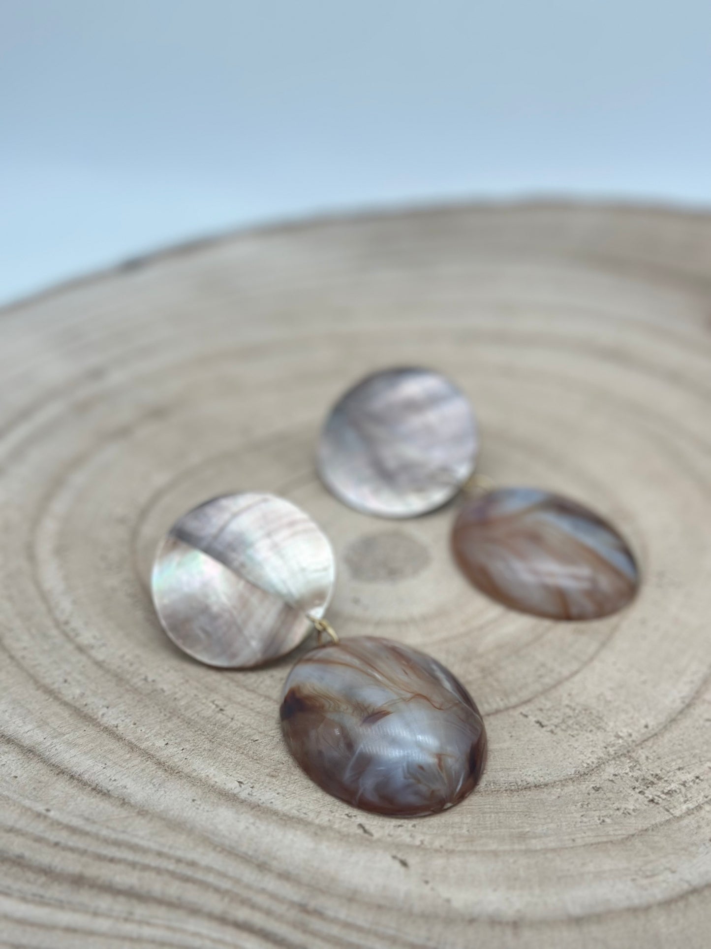Boucles d’oreilles NACRE - Francine BRAMLI