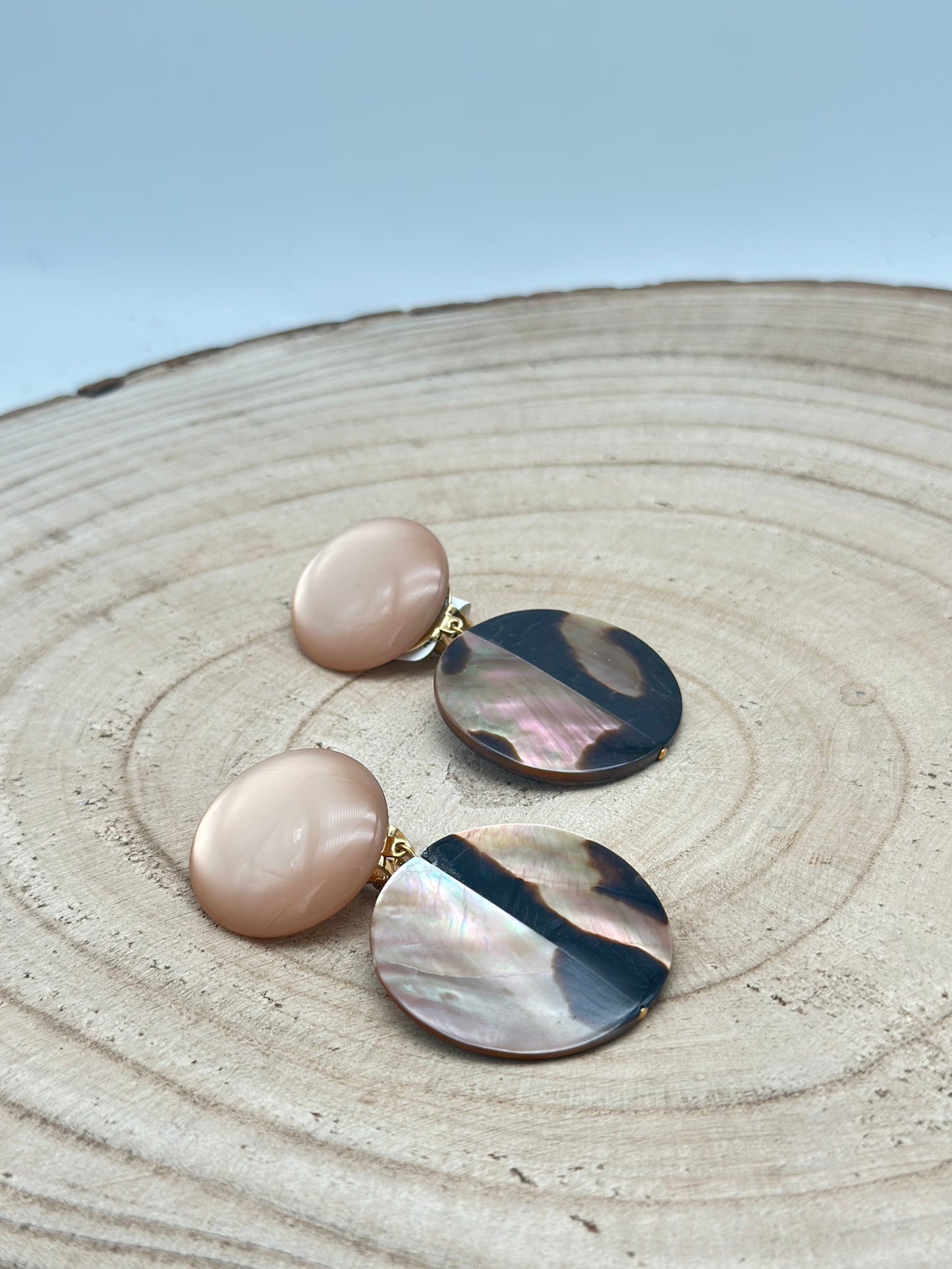 Boucles d’oreilles NACRE - Francine BRAMLI