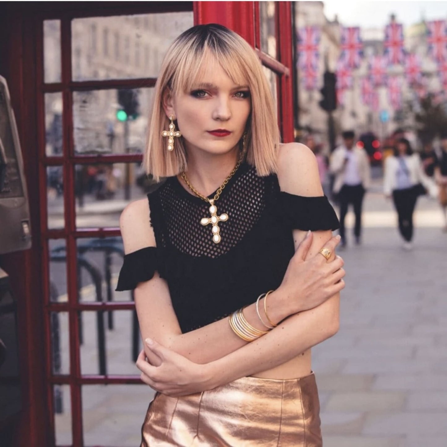 FAITH - Collier en laiton