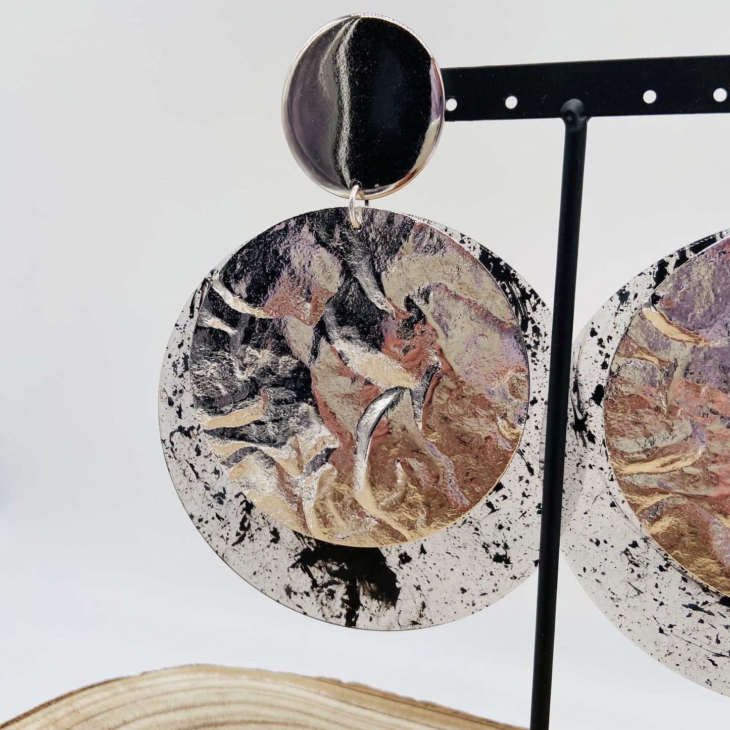 Boucles d'oreilles Grandes Plaques - Francine BRAMLI