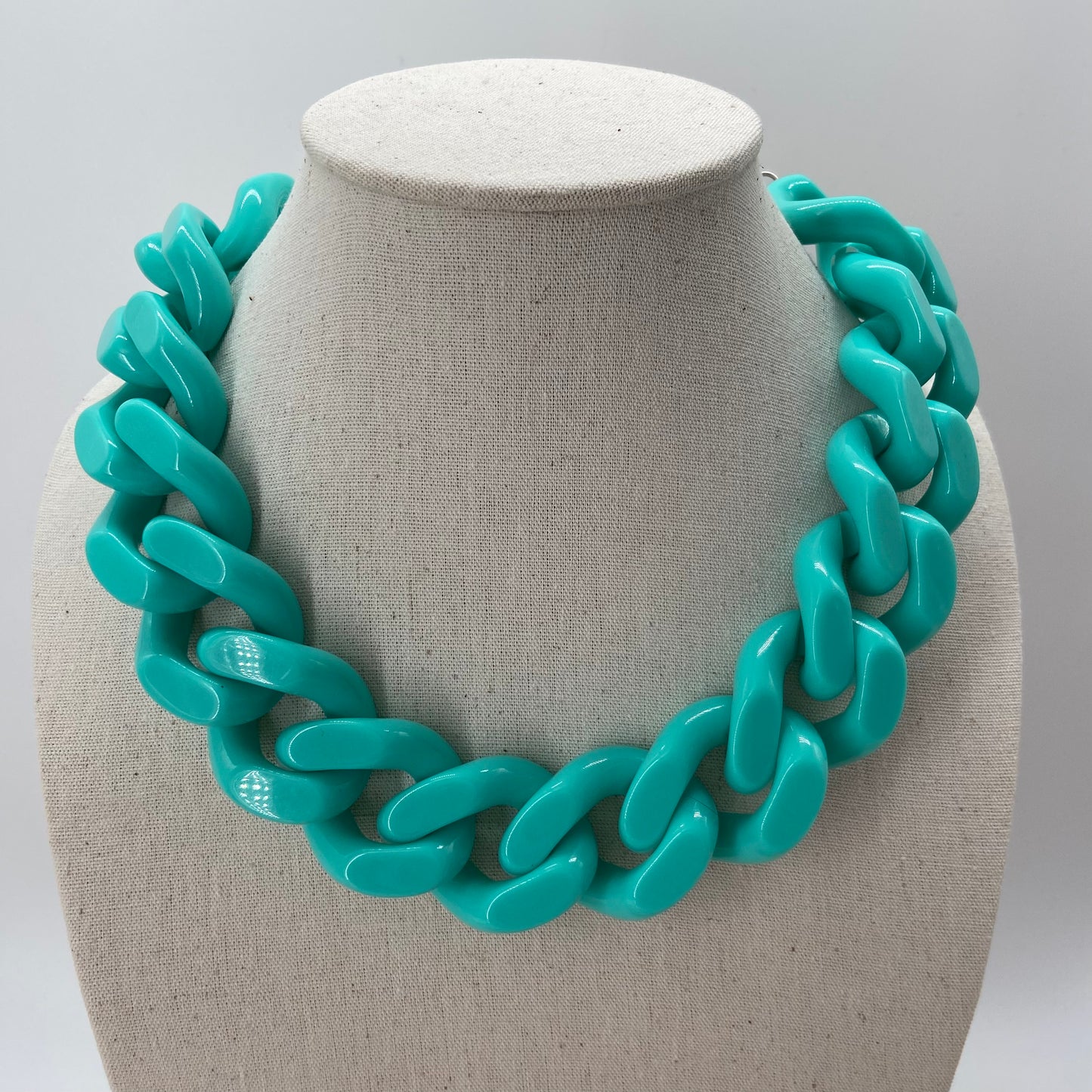 COLLIER MAILLONS Turquoise - Francine BRAMLI