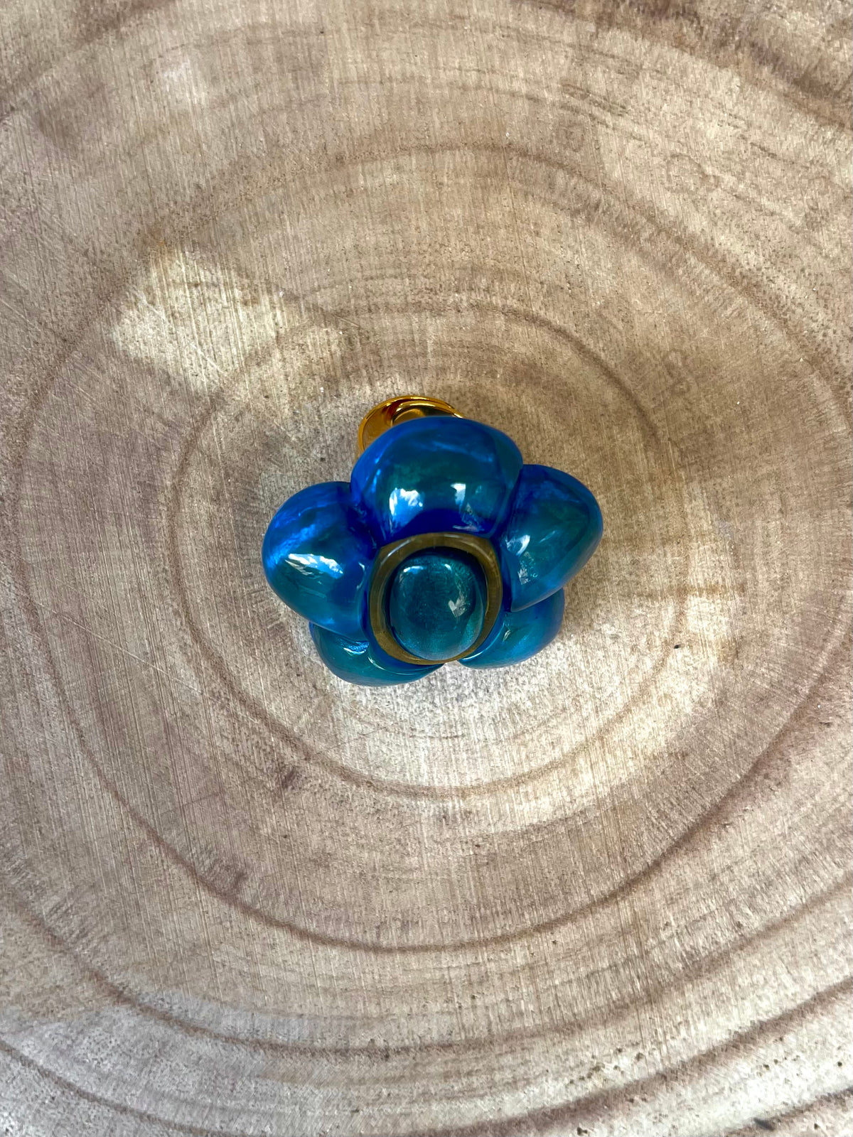 Bague SIA BLEU THUNDER - Dominique Denaive