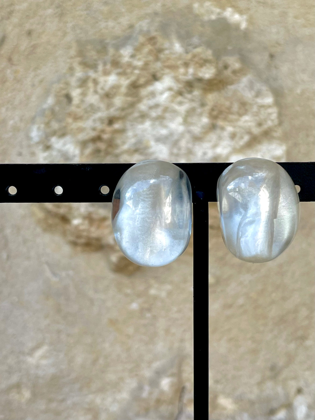 Boucles d'oreilles ANDRÉA NACRE - Dominique Denaive