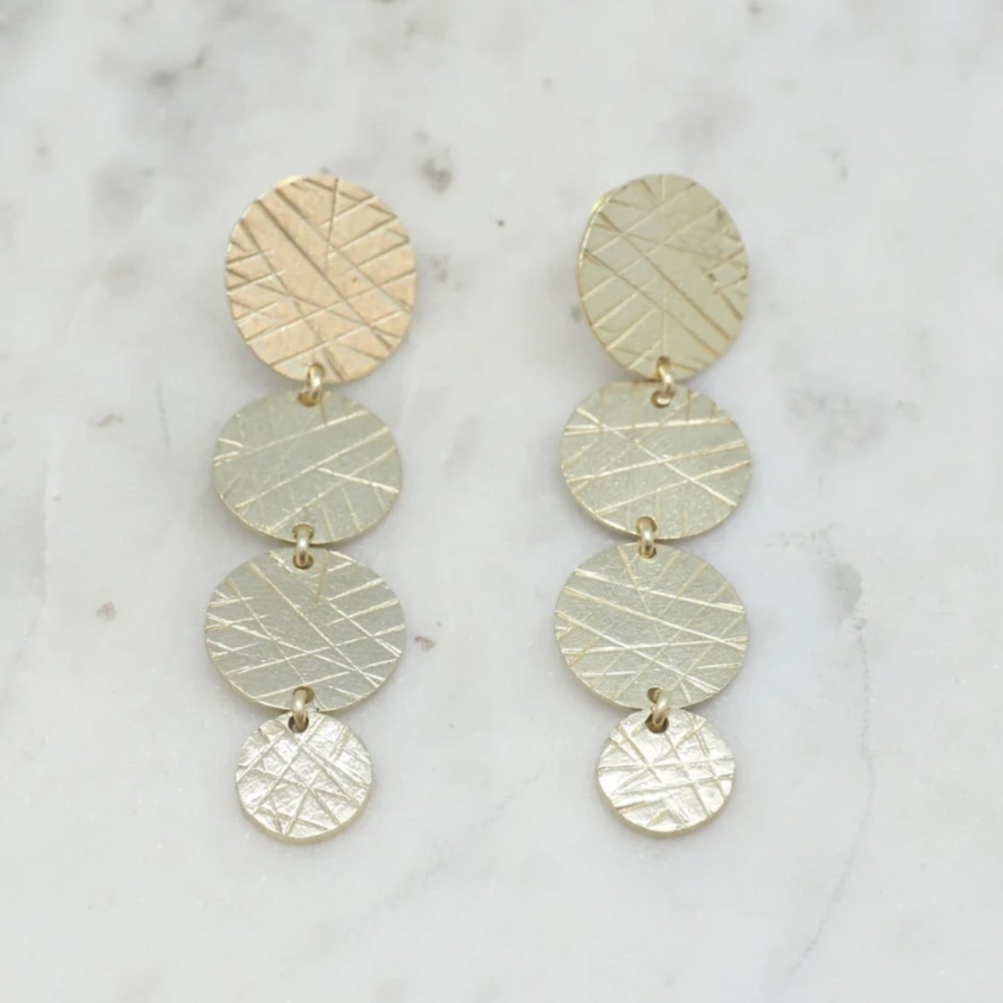 BELINDA - Boucles d'oreilles en laiton