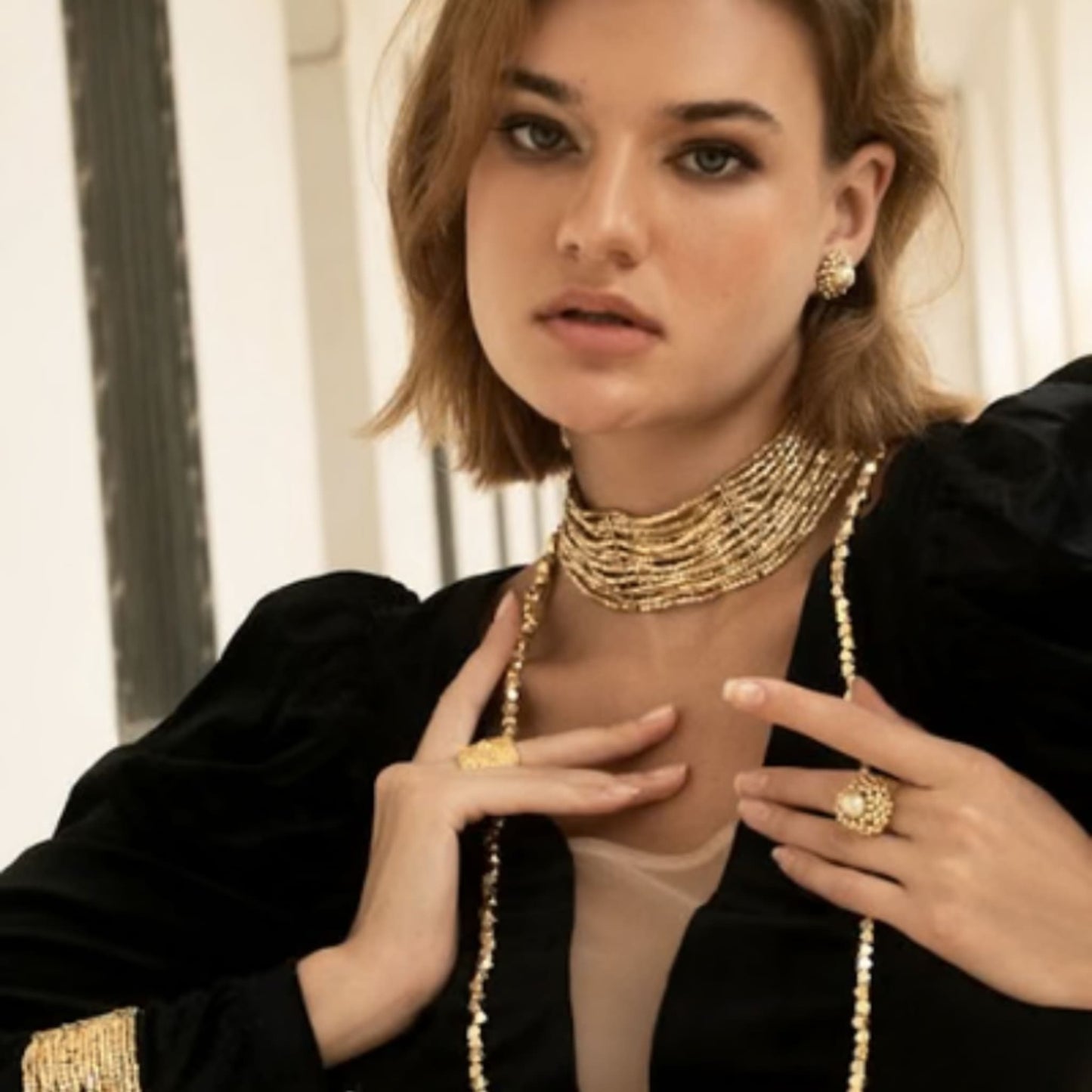 OASIS - Boucles d'oreilles en laiton