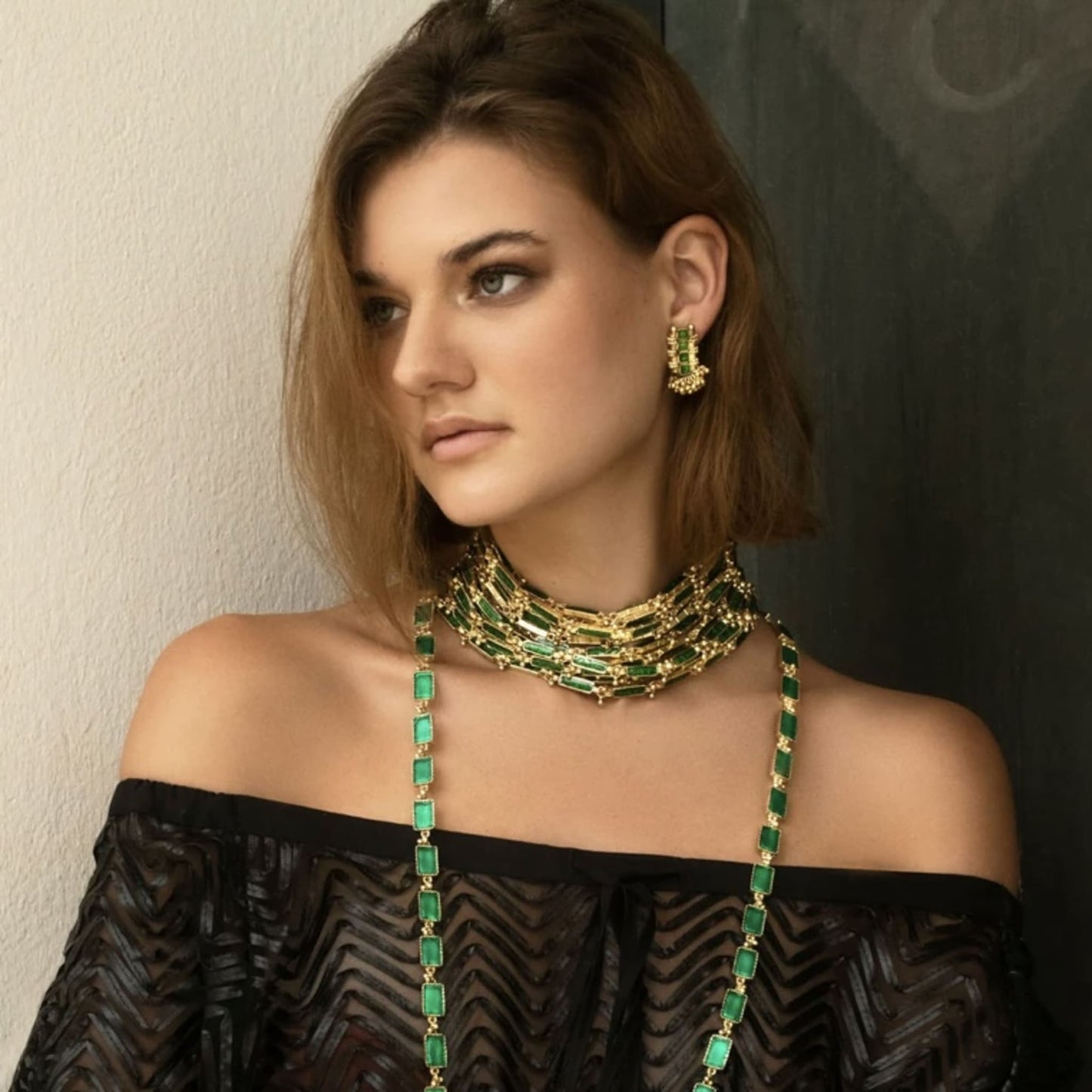 SAHARA - Boucles d'oreilles en laiton
