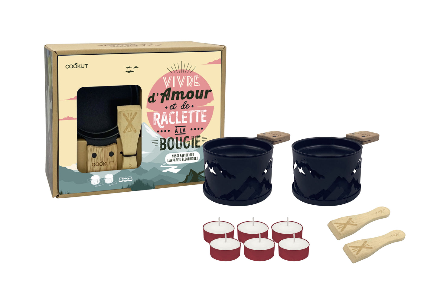 RACLETTE A LA BOUGIE Pour 2 personnes - Série limitée