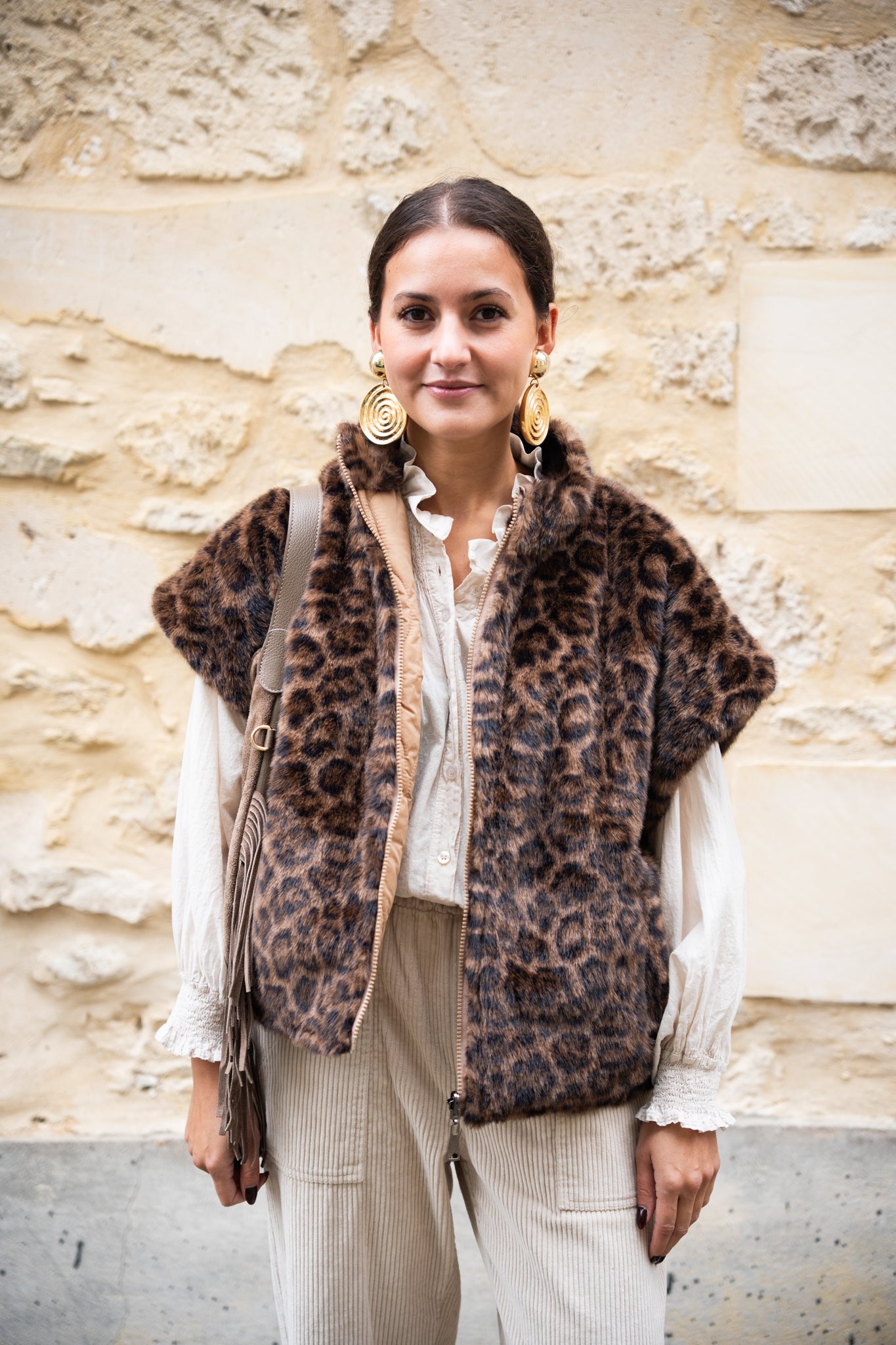 Veste leopard reversible