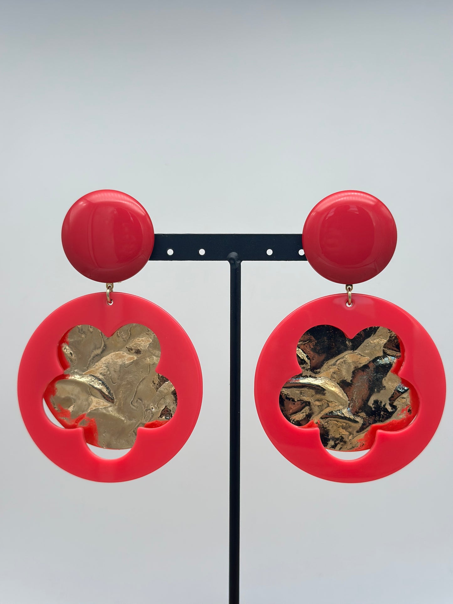 Boucles d’oreilles Créole fleur - Francine BRAMLI