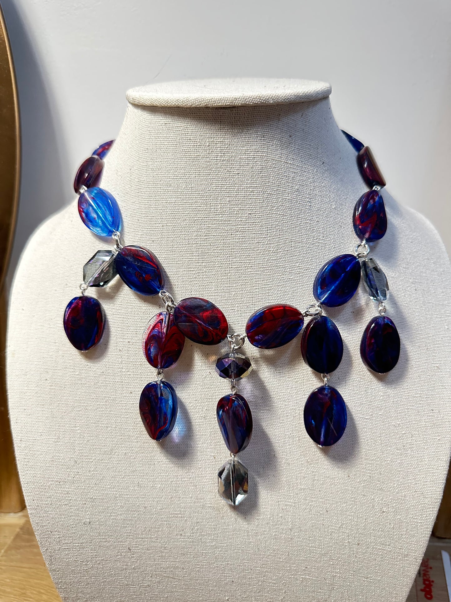 COLLIER ÉLÉMENTS SCINTILLANTS - Francine BRAMLI