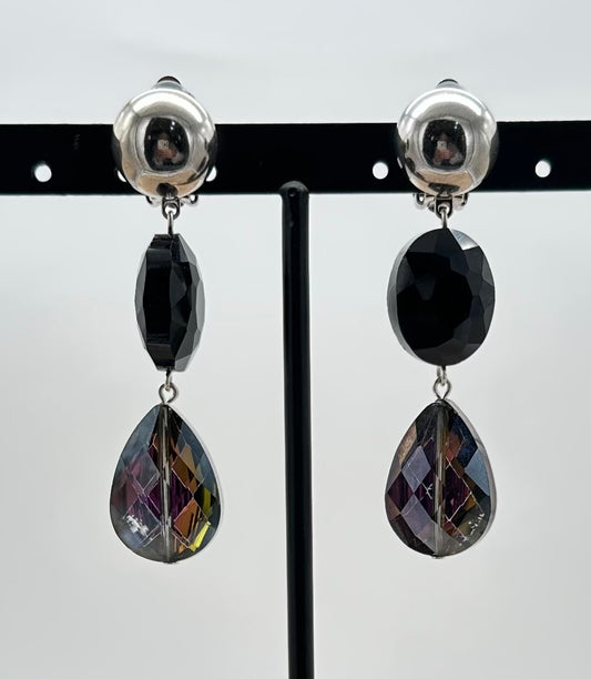 BOUCLES D'OREILLES ÉLÉMENTS SCINTILLANTS - Francine BRAMLI