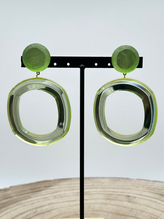 BOUCLES D’OREILLES MIROIRS - Francine BRAMLI