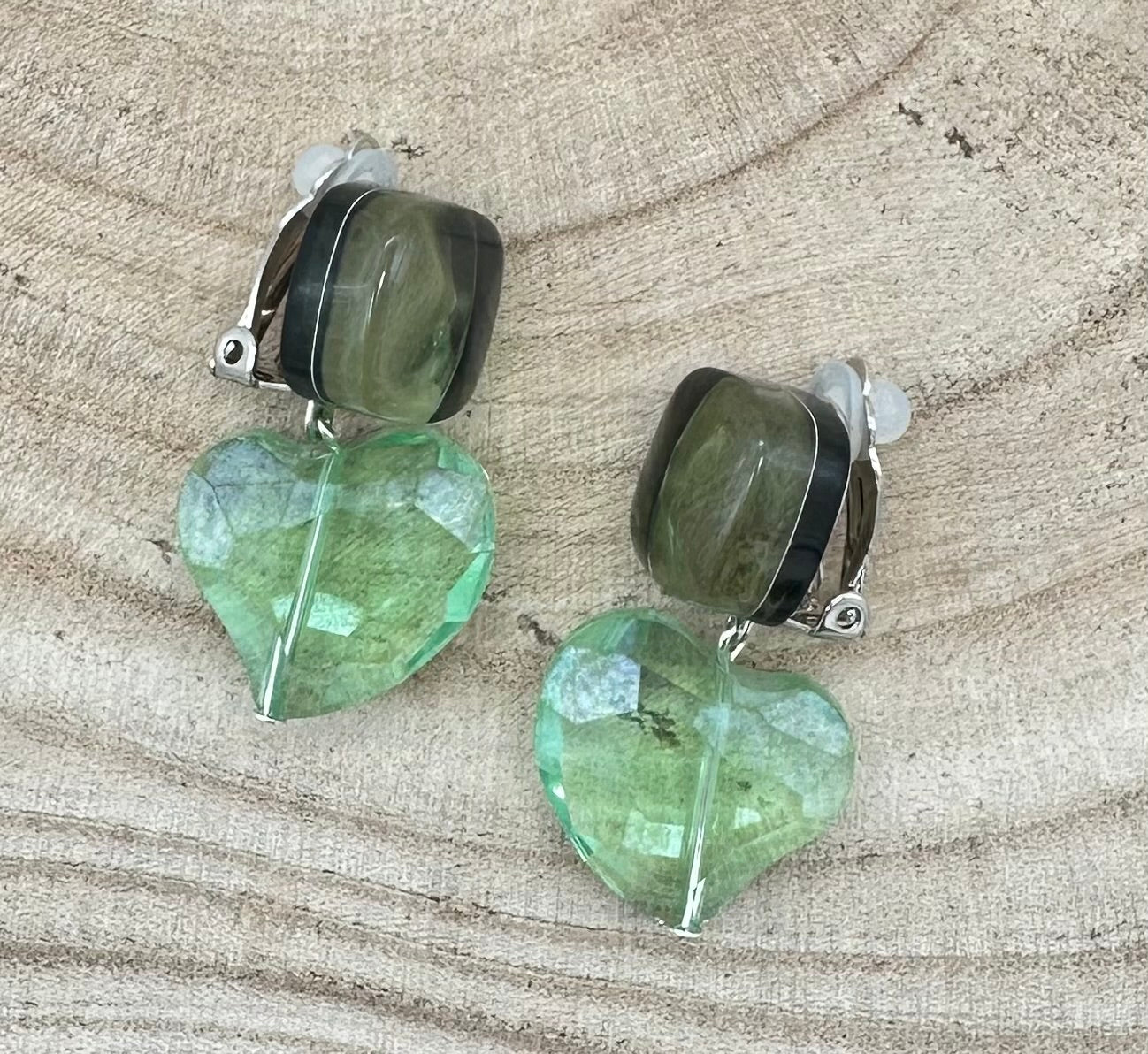 BOUCLES D'OREILLES ÉLÉMENTS SCINTILLANTS - Francine BRAMLI