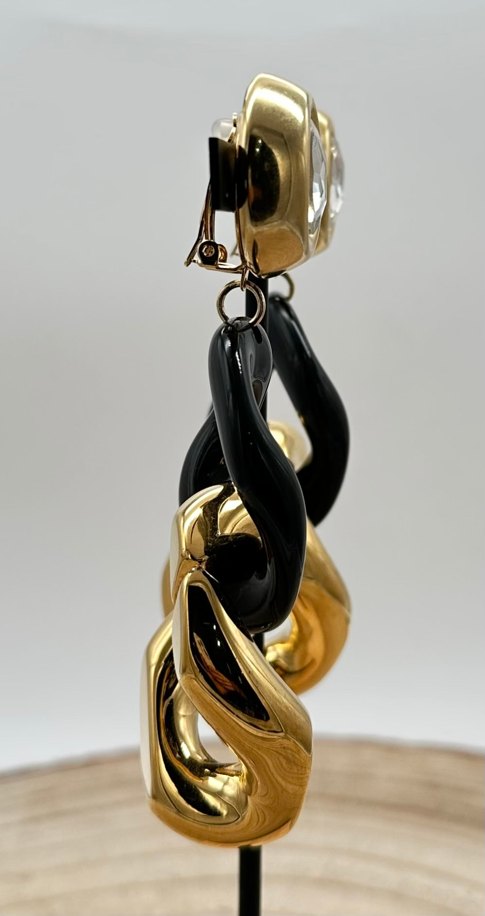 BOUCLES D'OREILLES ÉLÉMENTS SCINTILLANTS / MAILLONS - Francine BRAMLI