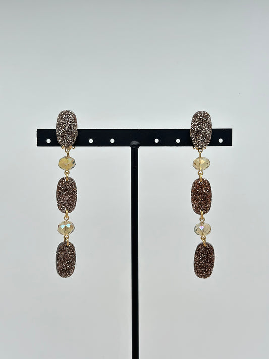 Boucles d’oreilles PAILLETTES- Francine BRAMLI