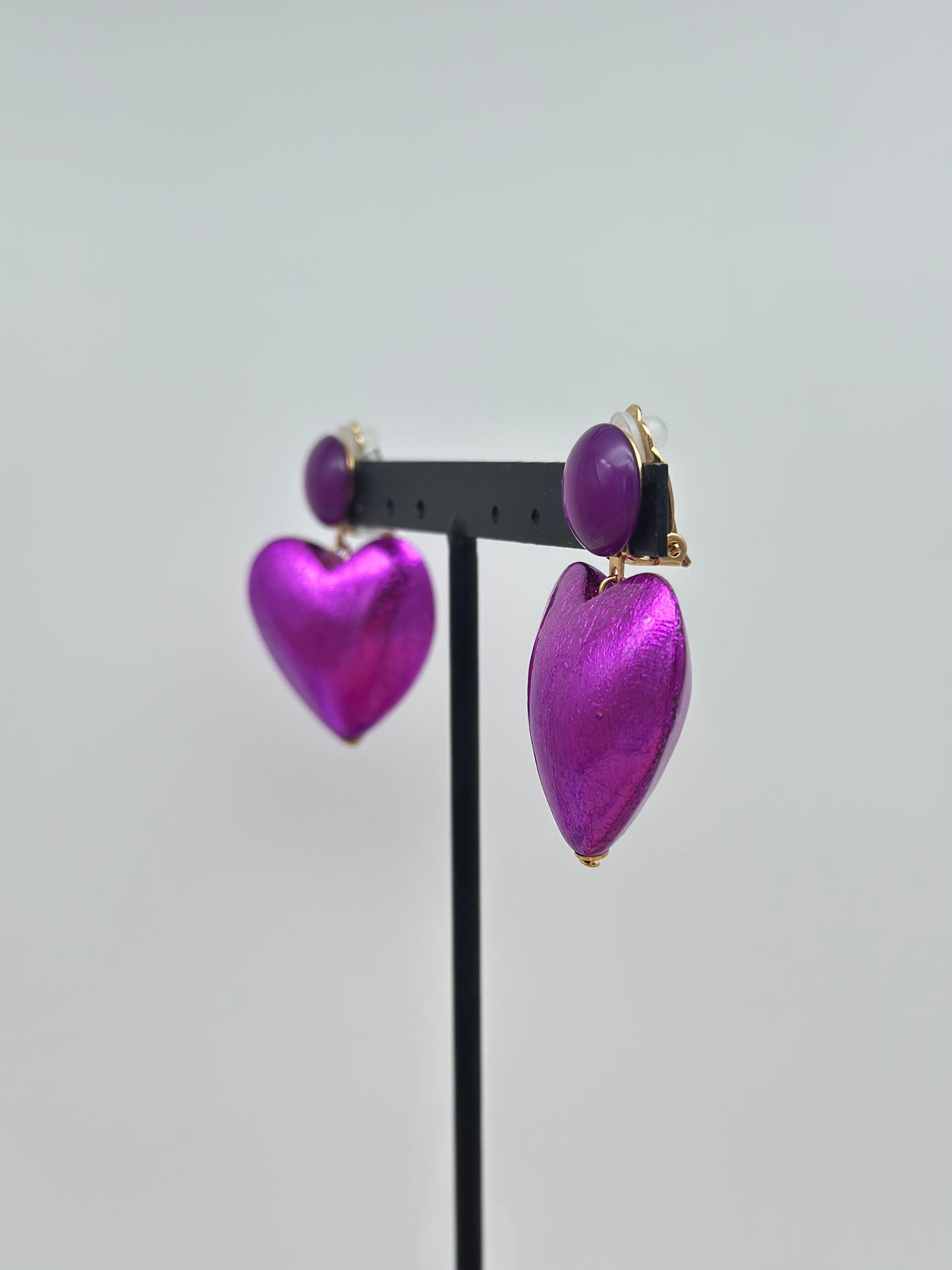 Boucles d’oreilles CŒUR  - Francine BRAMLI