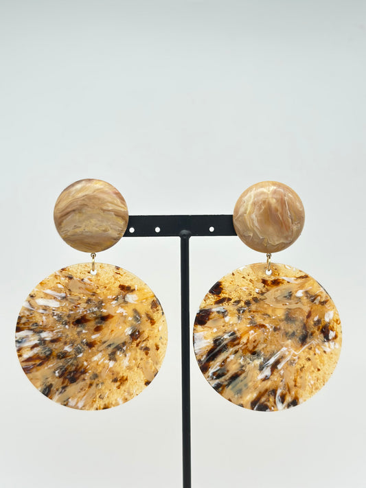 Boucles d’oreilles Nougatine - Francine BRAMLI